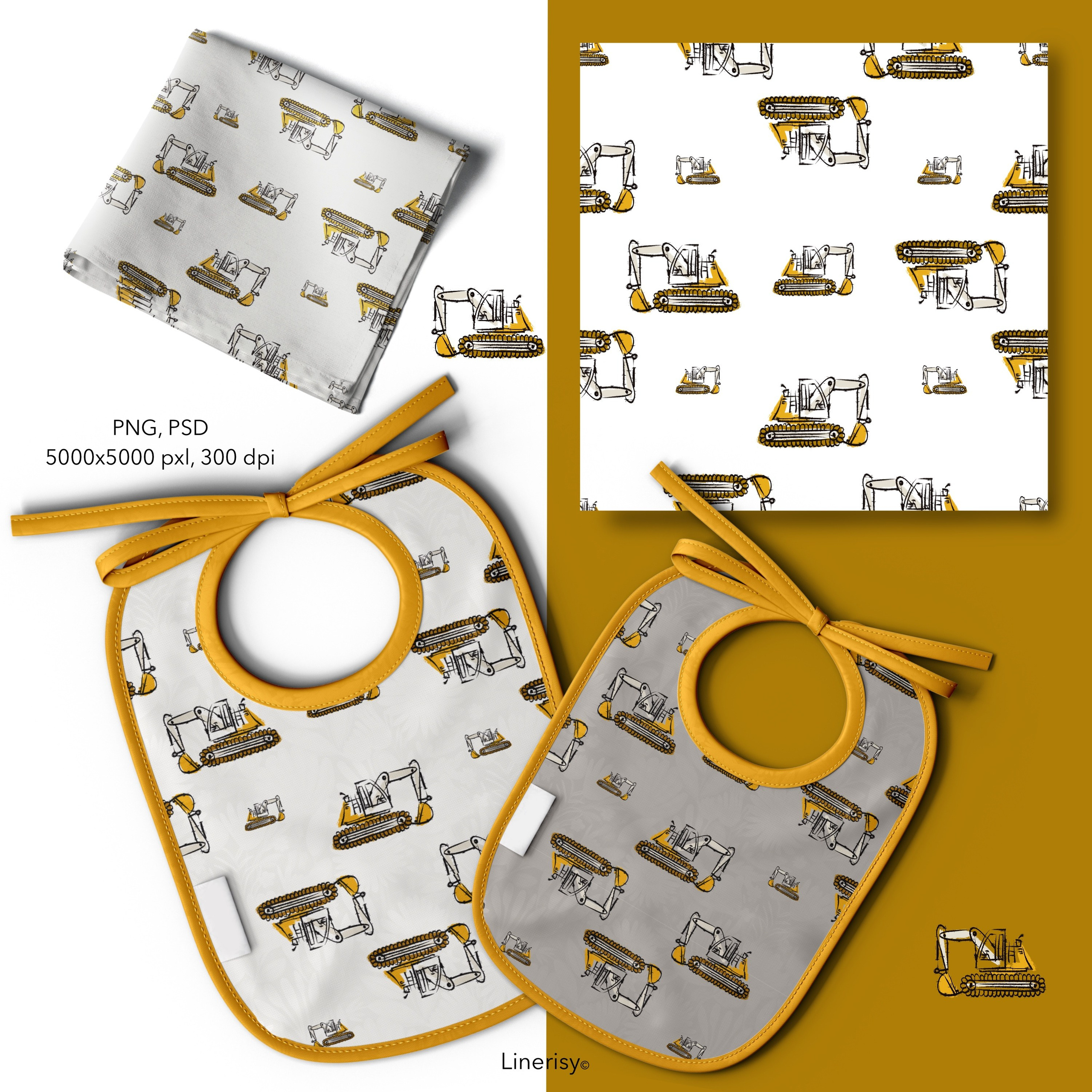 Набор № 2 бесшовных паттернов «ПОЕХАЛИ?». Художник-иллюстратор Евгения Бекренёва