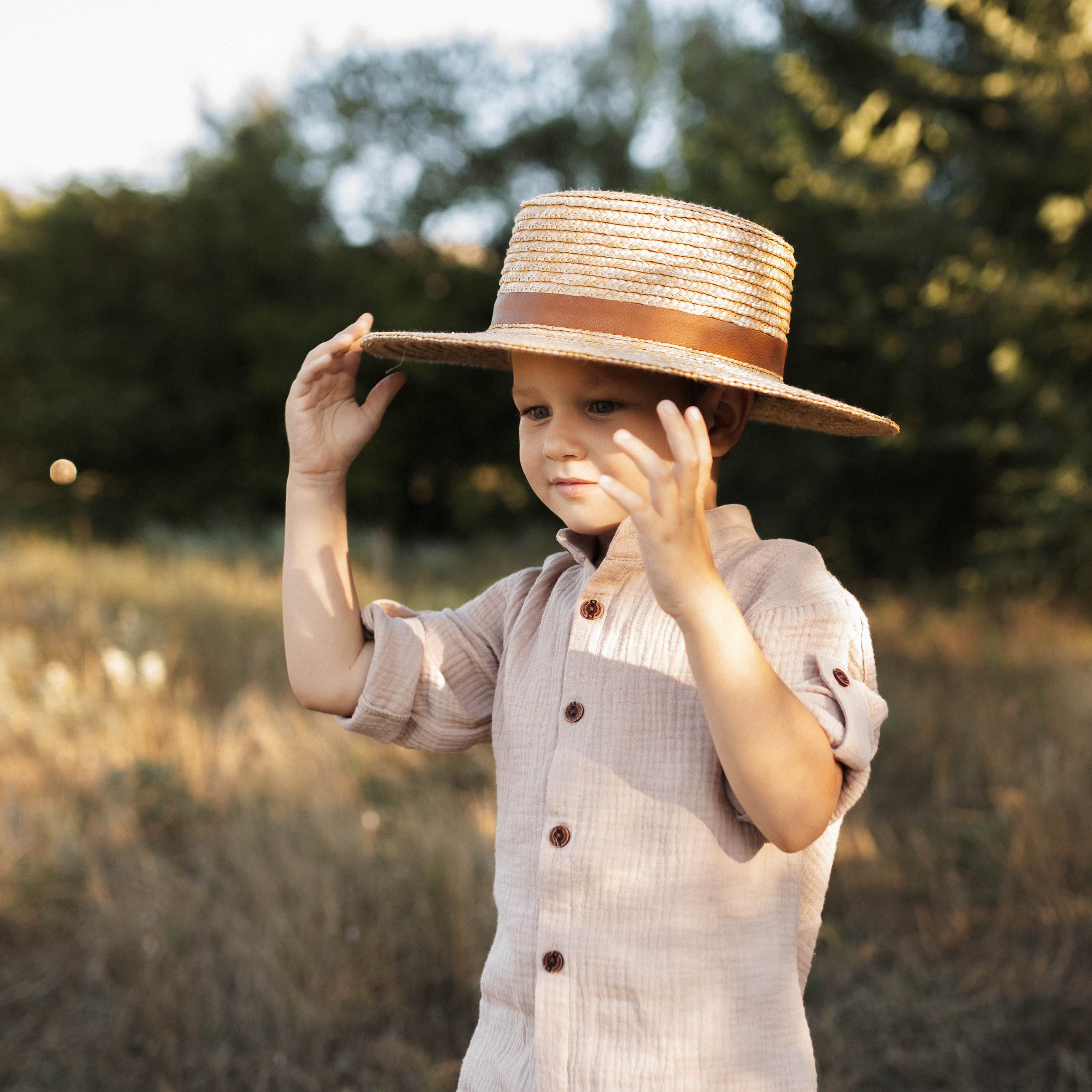 На природе