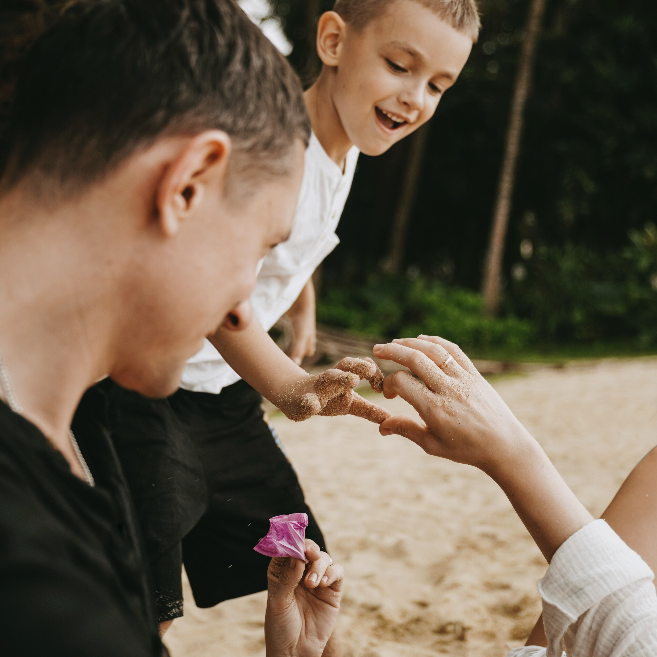 Family in Sri Lanka