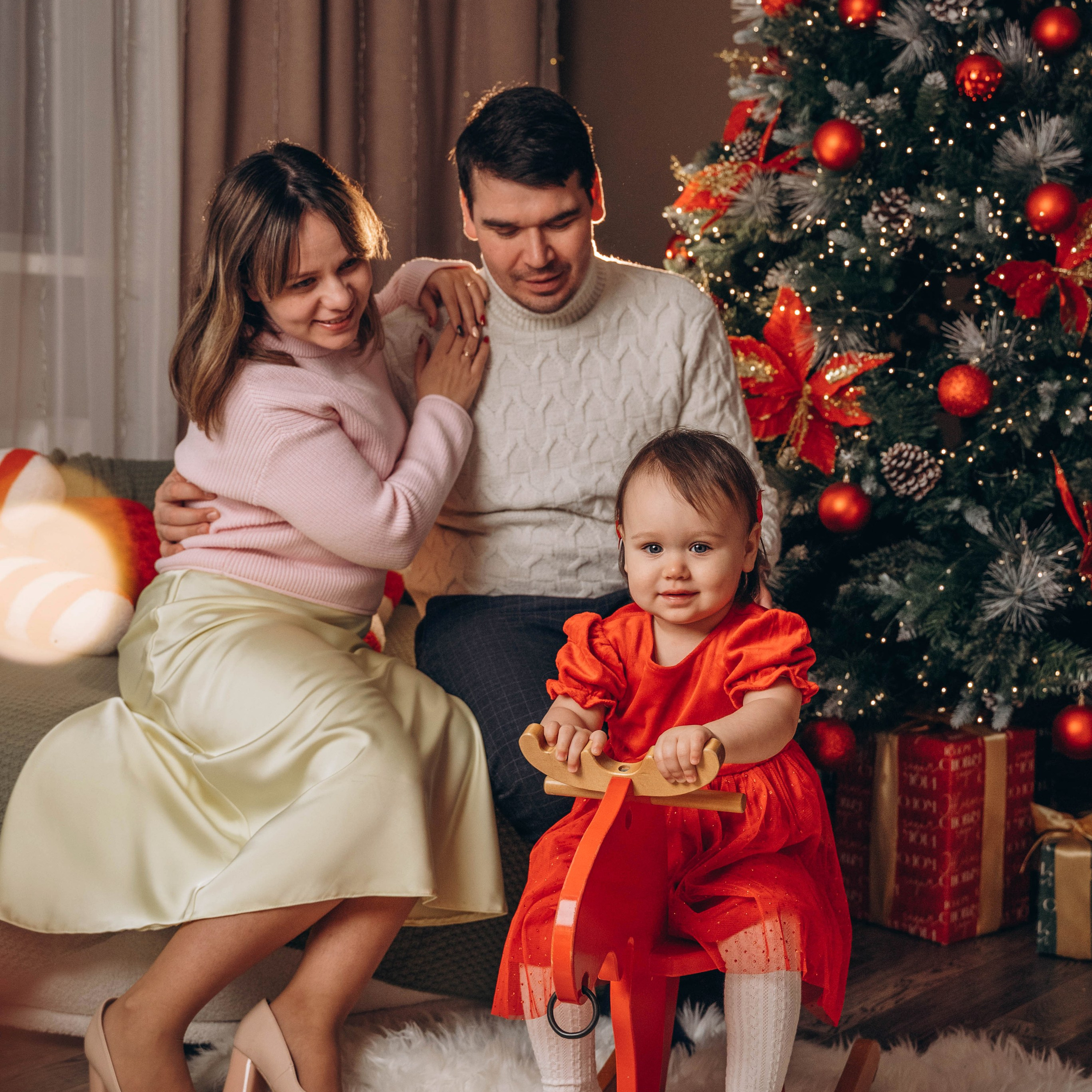 новогодняя семейная