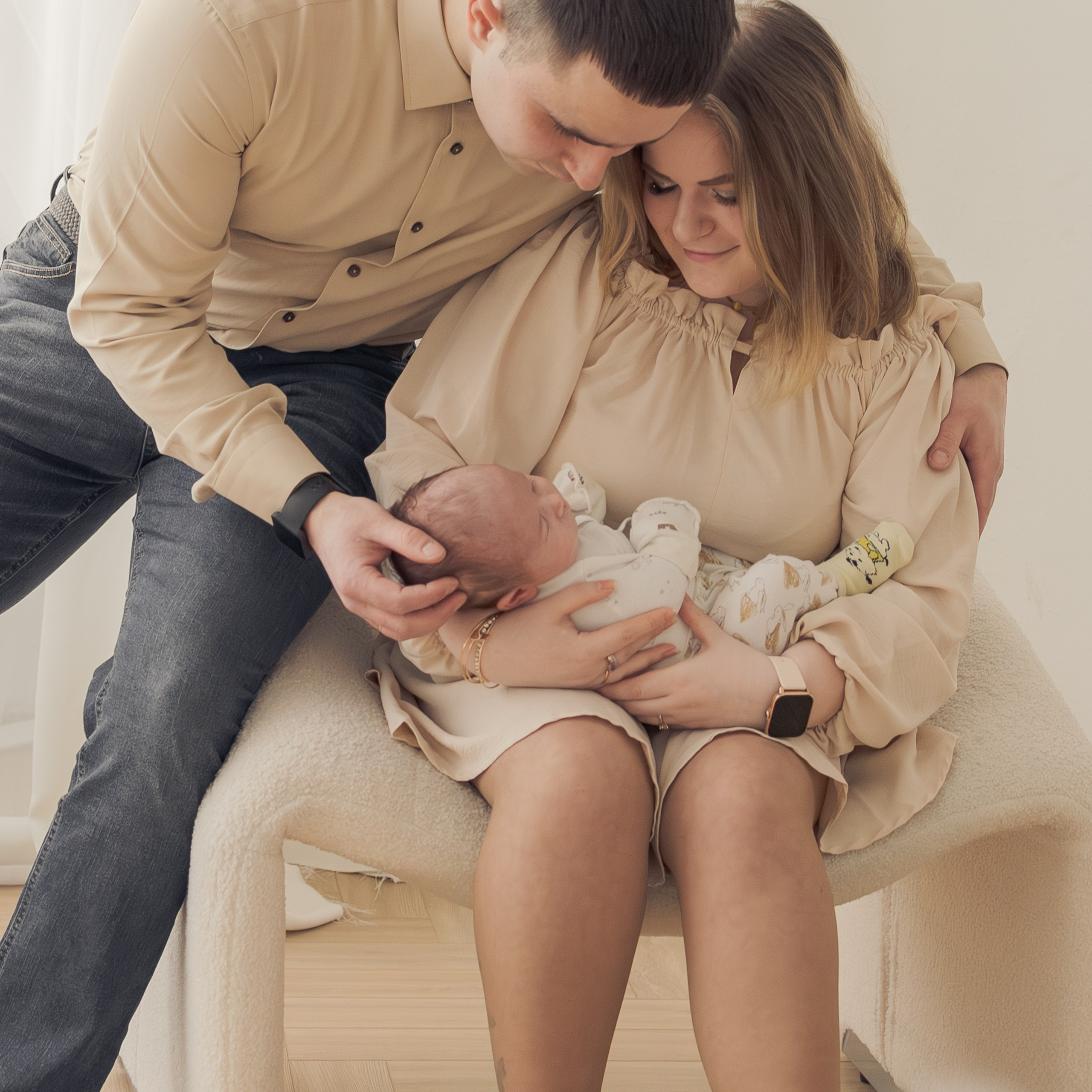 Даша, Ярослав и их малышка Алла