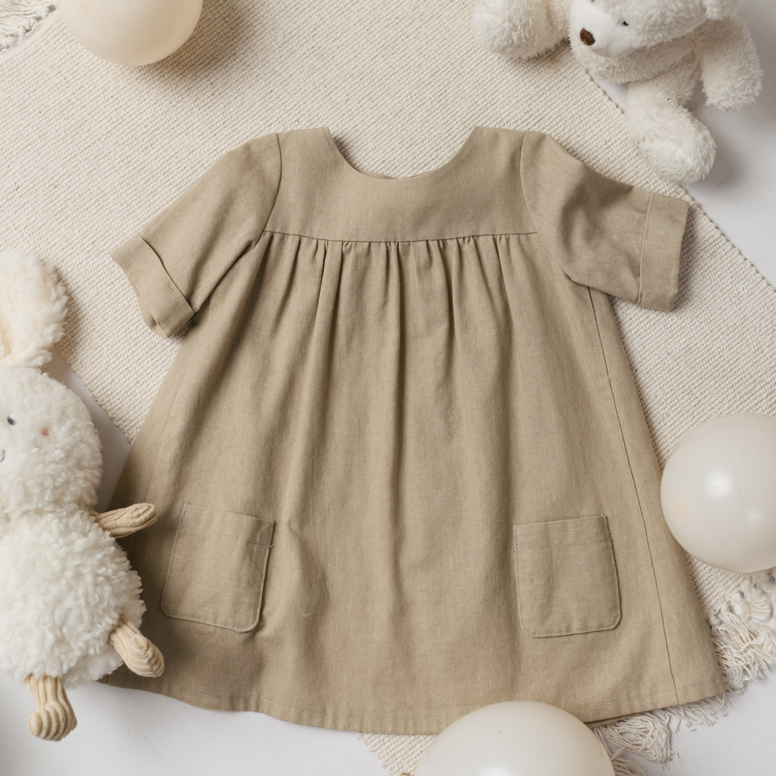 Платье 1-1,5 года, размер 74-80 см