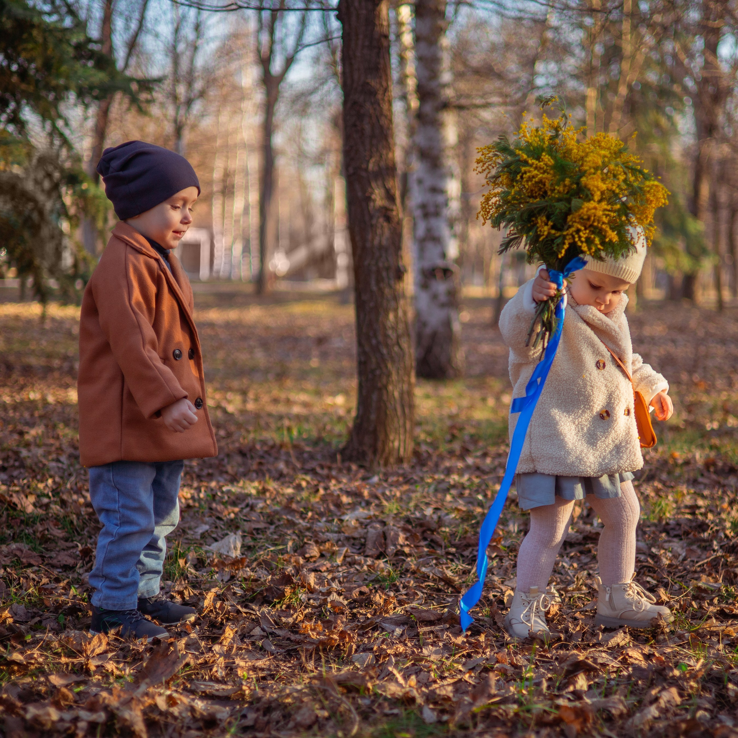 Даниил и Полина мимоза