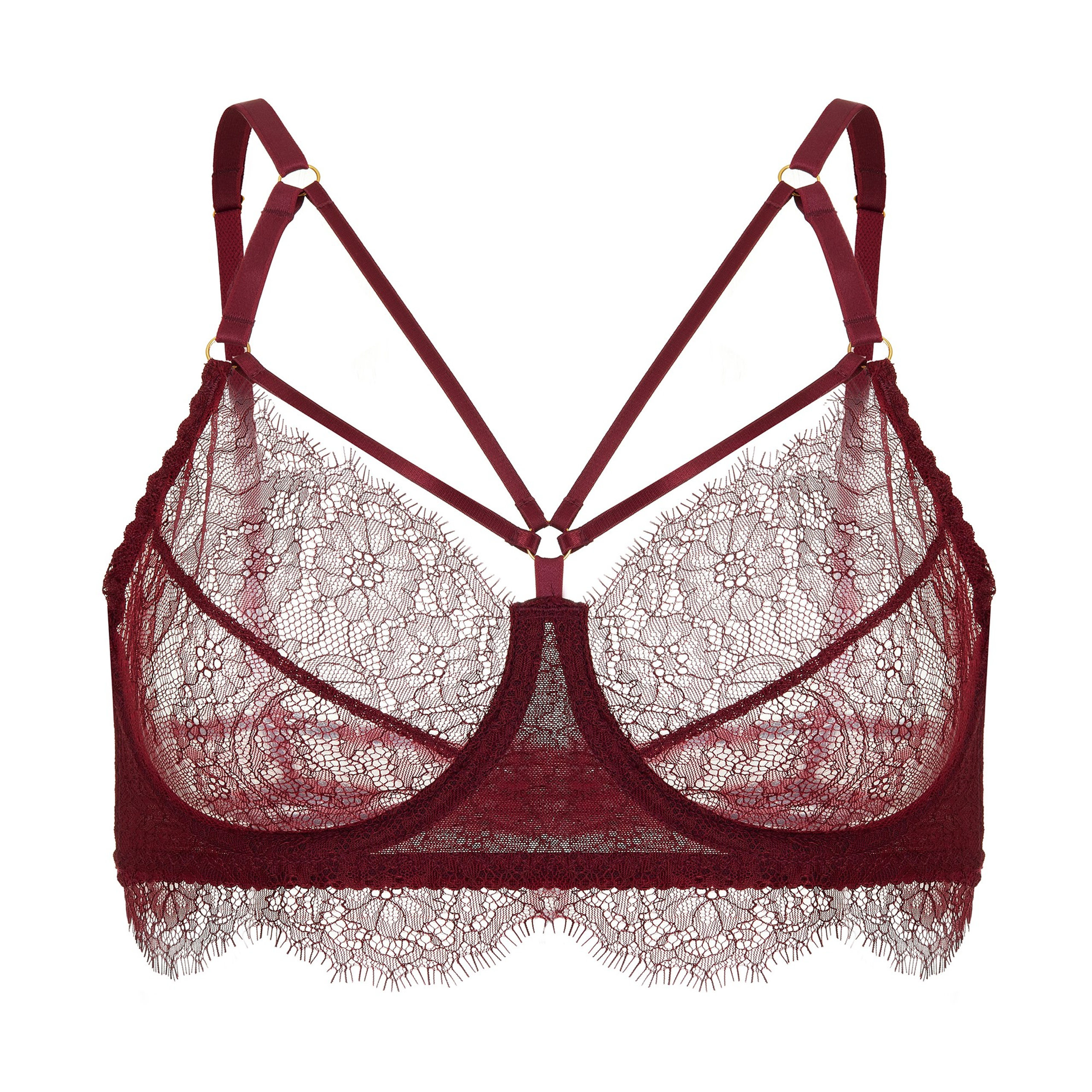 Сложная ретушь прозрачной одежды и белья на невидимом манекене.