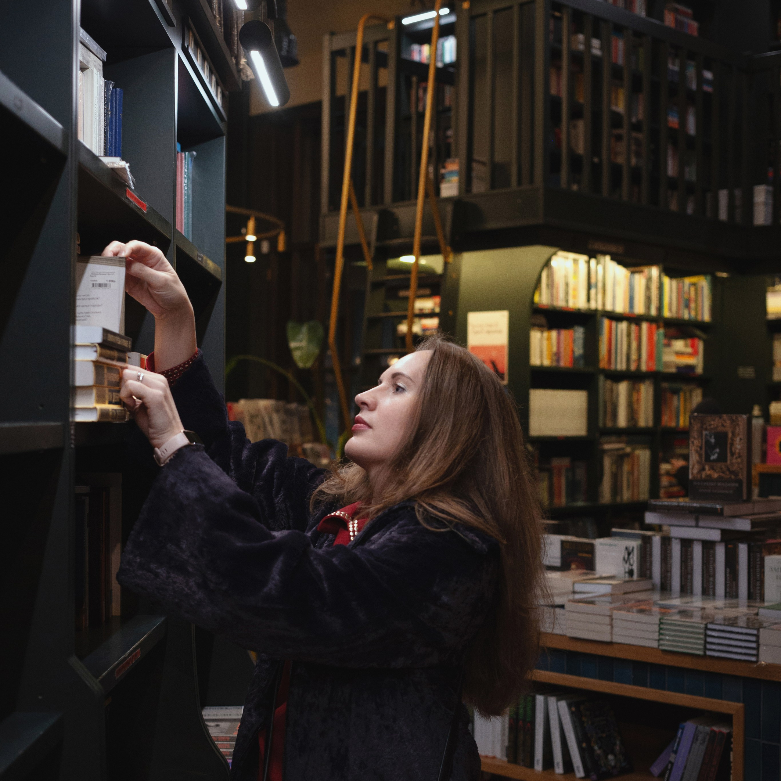Вечерняя фотосессия в «Подписных изданиях»