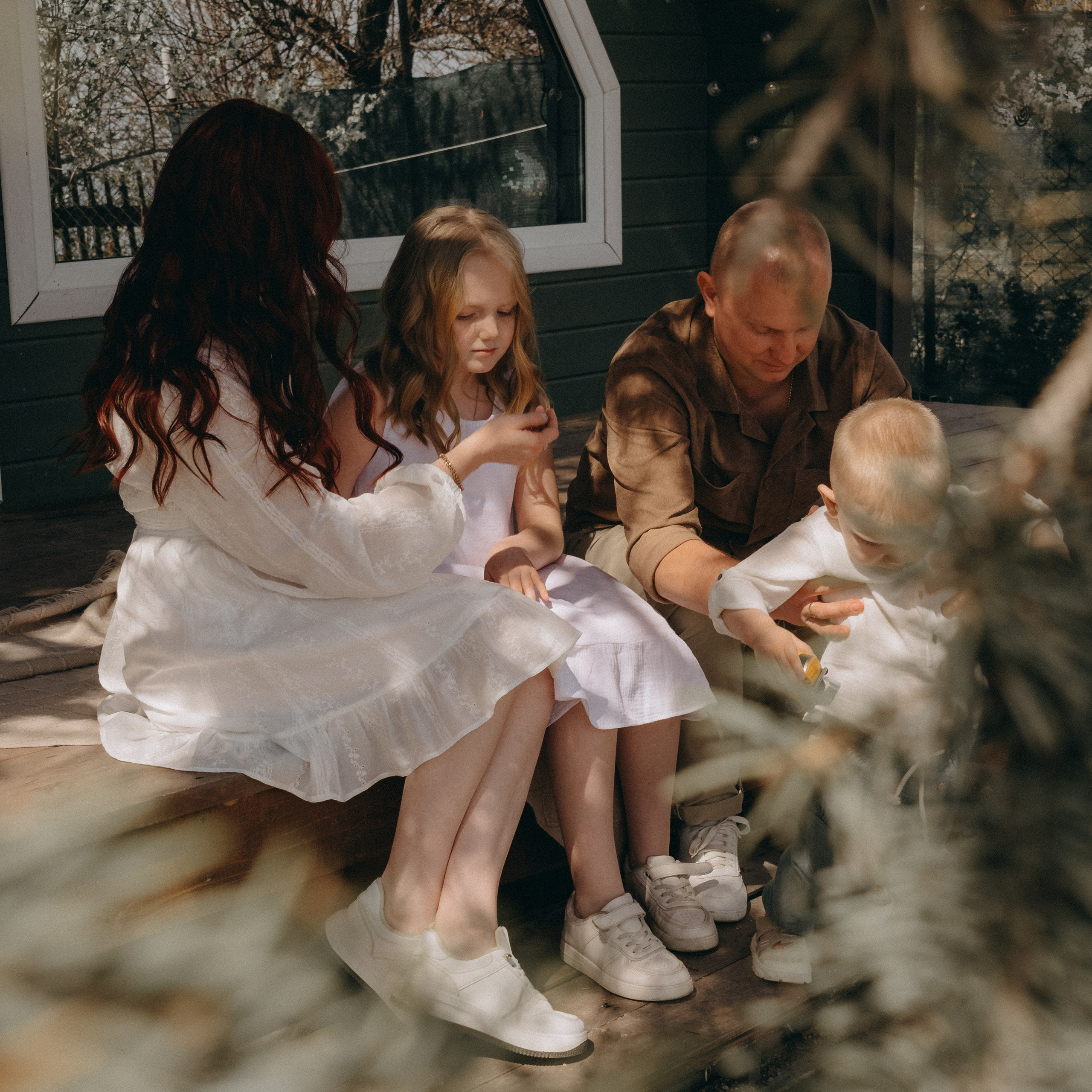 Олеся, Саша, Мира и Артем