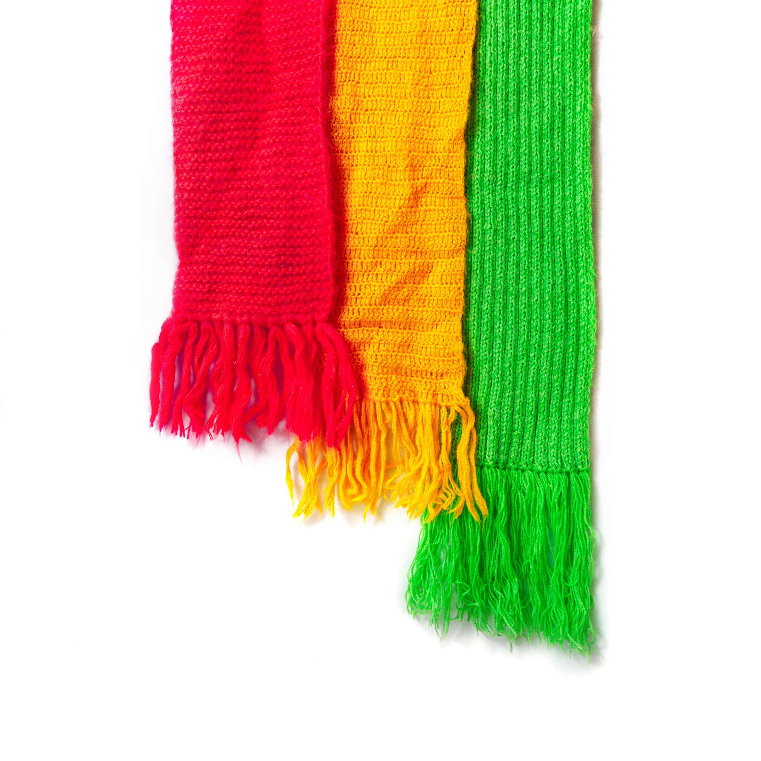 Шарфики ярких цветов