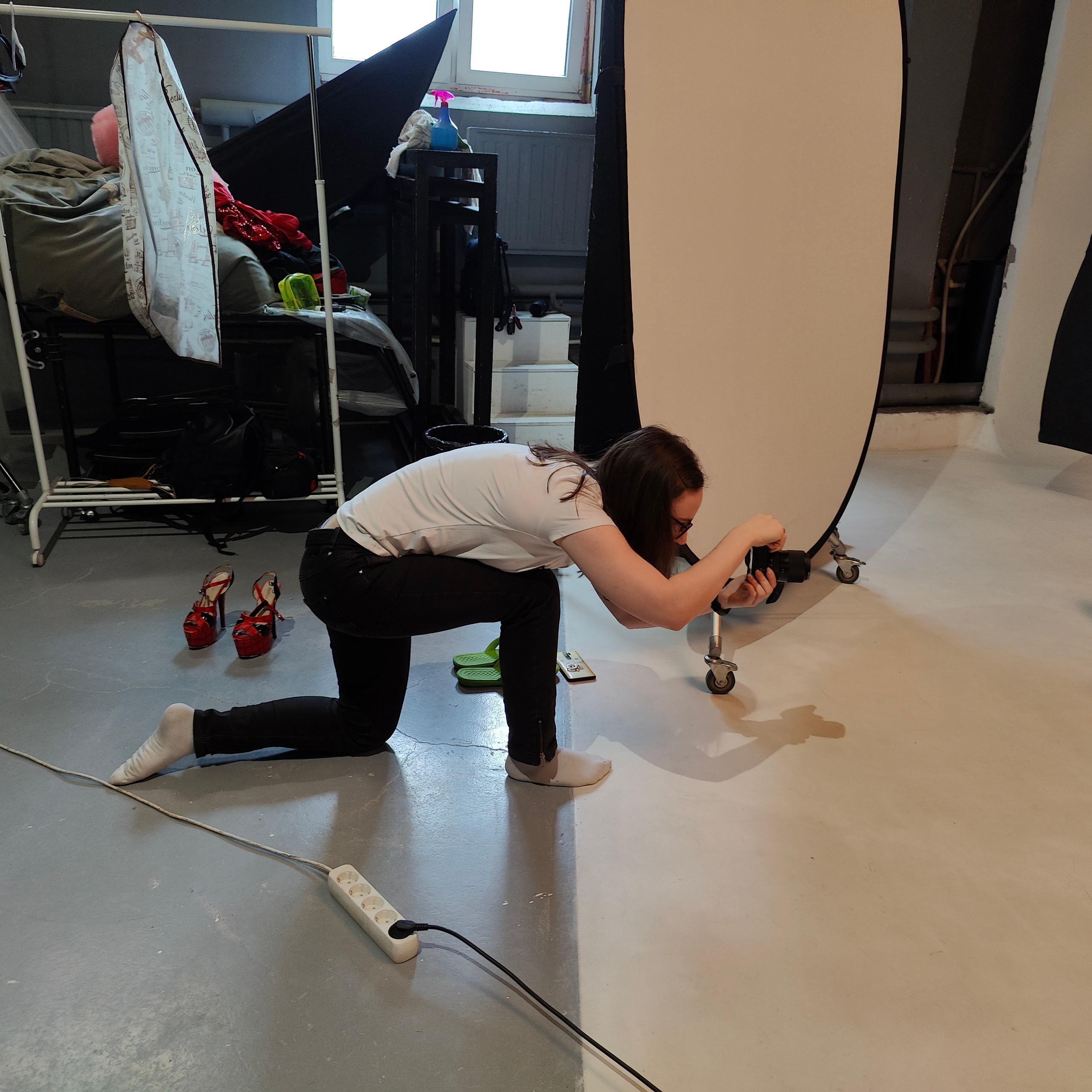 Бэкстейдж с индивидуальной фотосессии. Фотограф людей и животных в Санкт-Петербурге Марина Бурмистрова