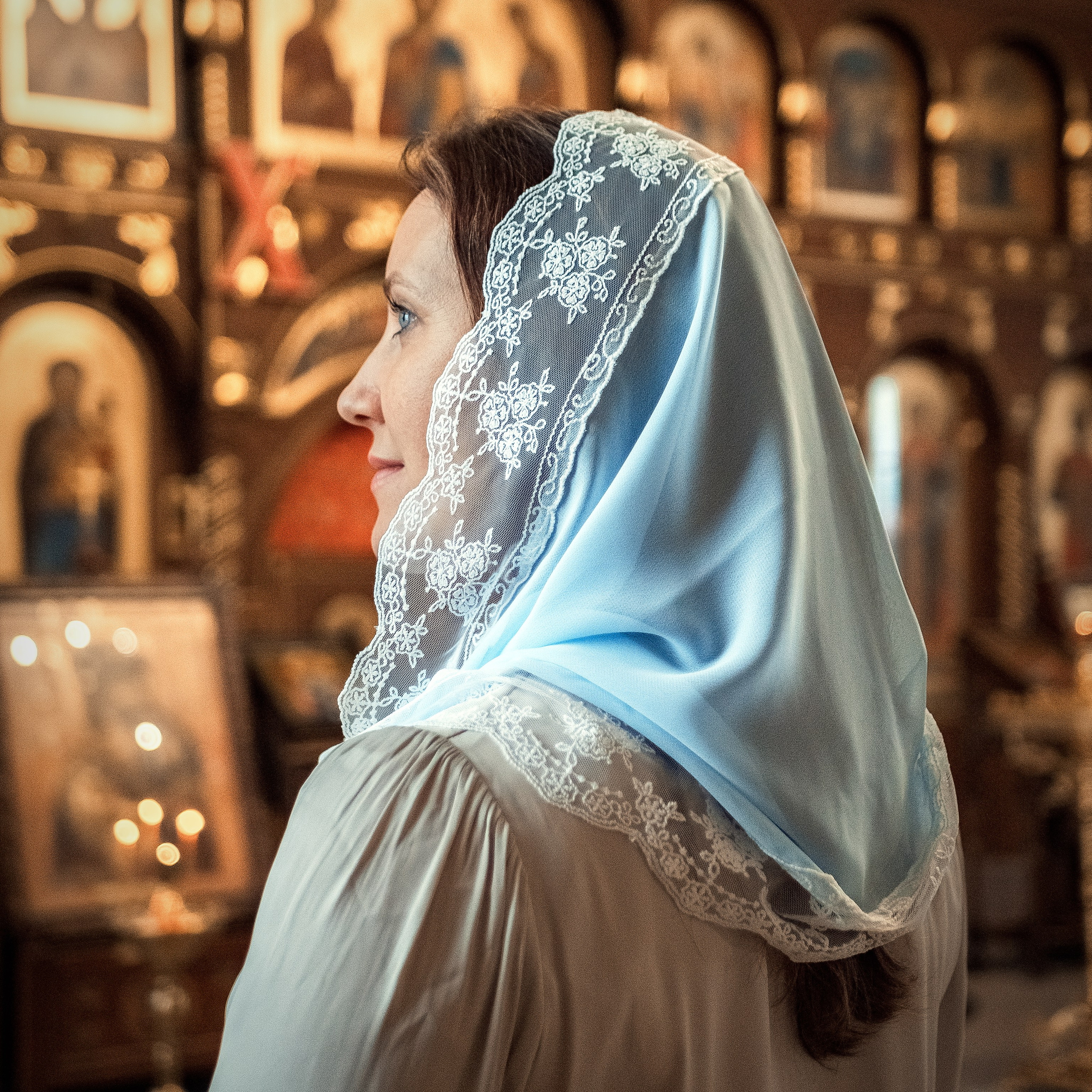 Платок-снуд "Облако"