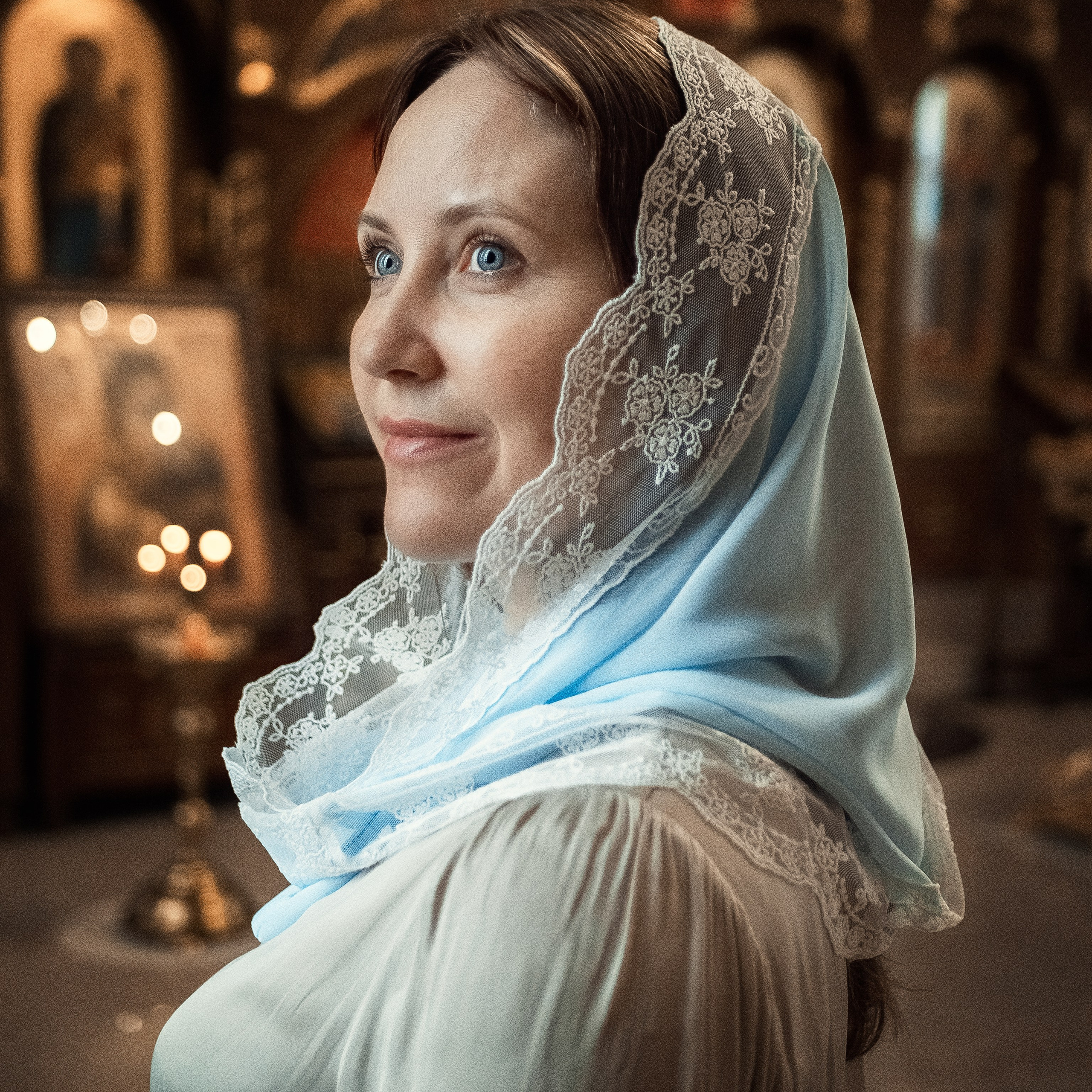 Платок-снуд "Облако"