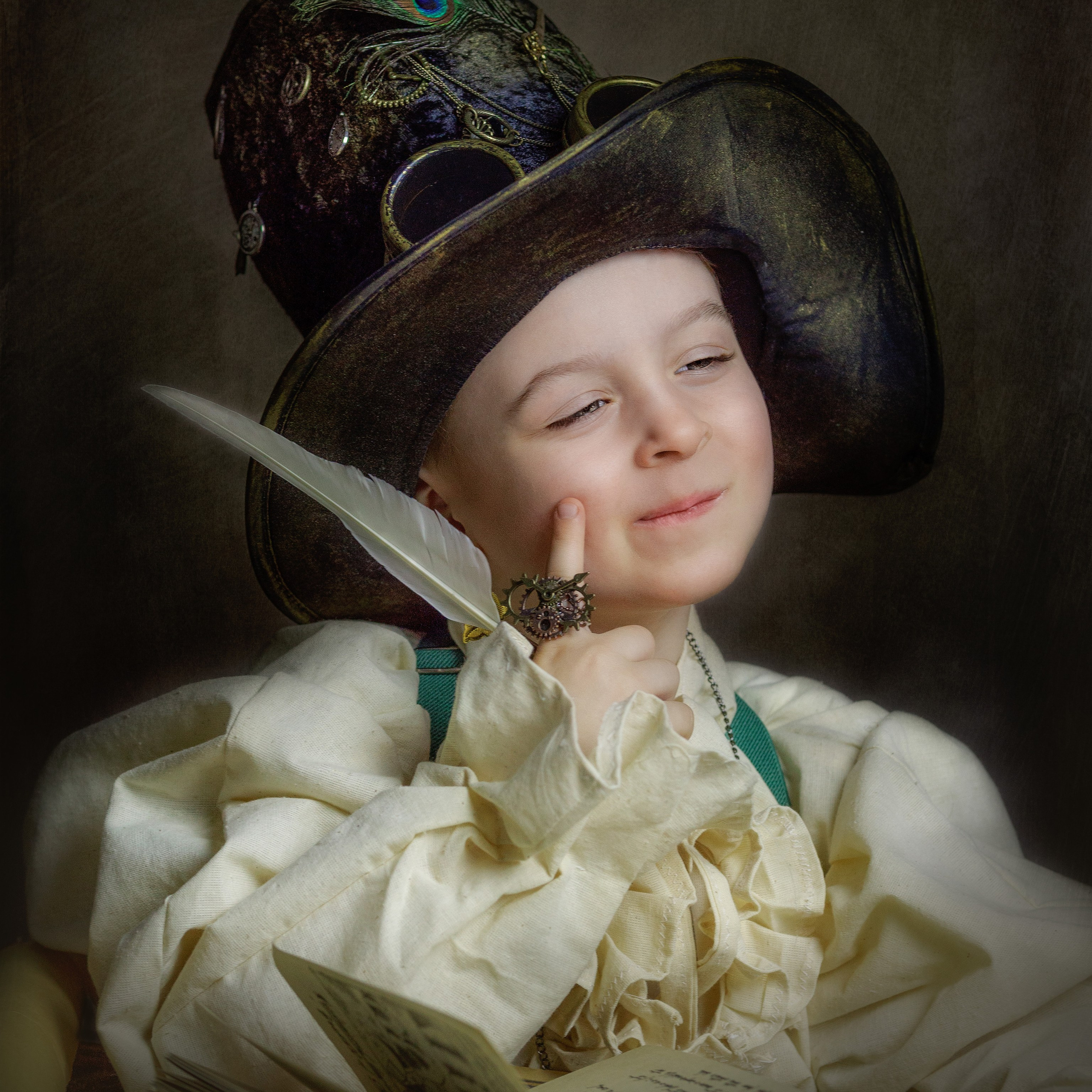 Съемка в стиле стимпанк.