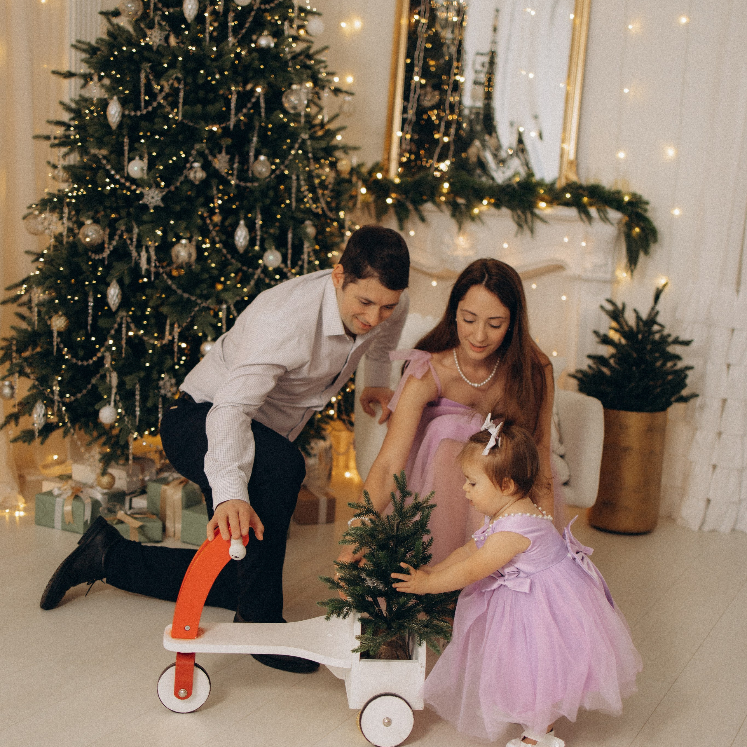 Новый год маленькой Анечки