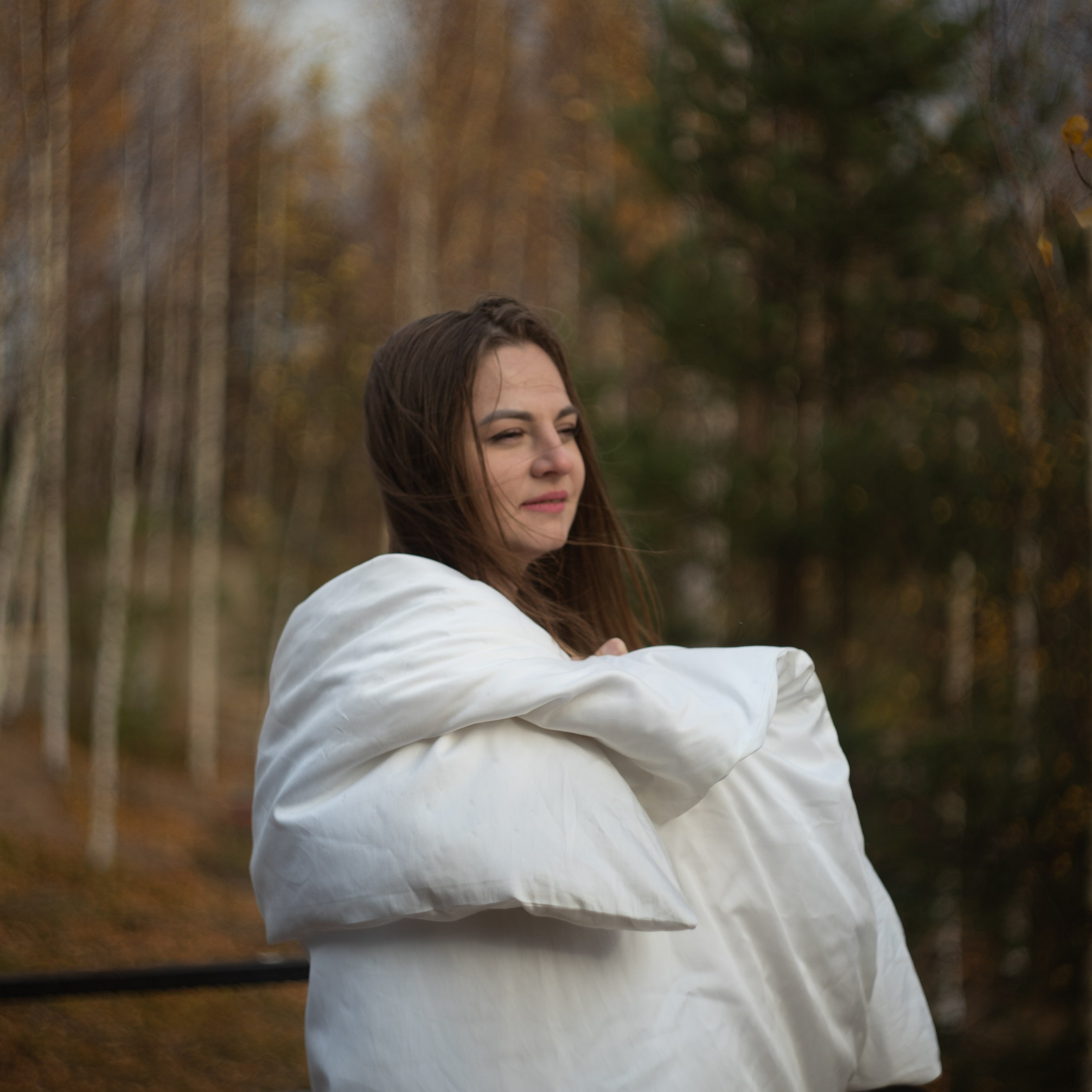 «Трогать счастье» съёмка на улице