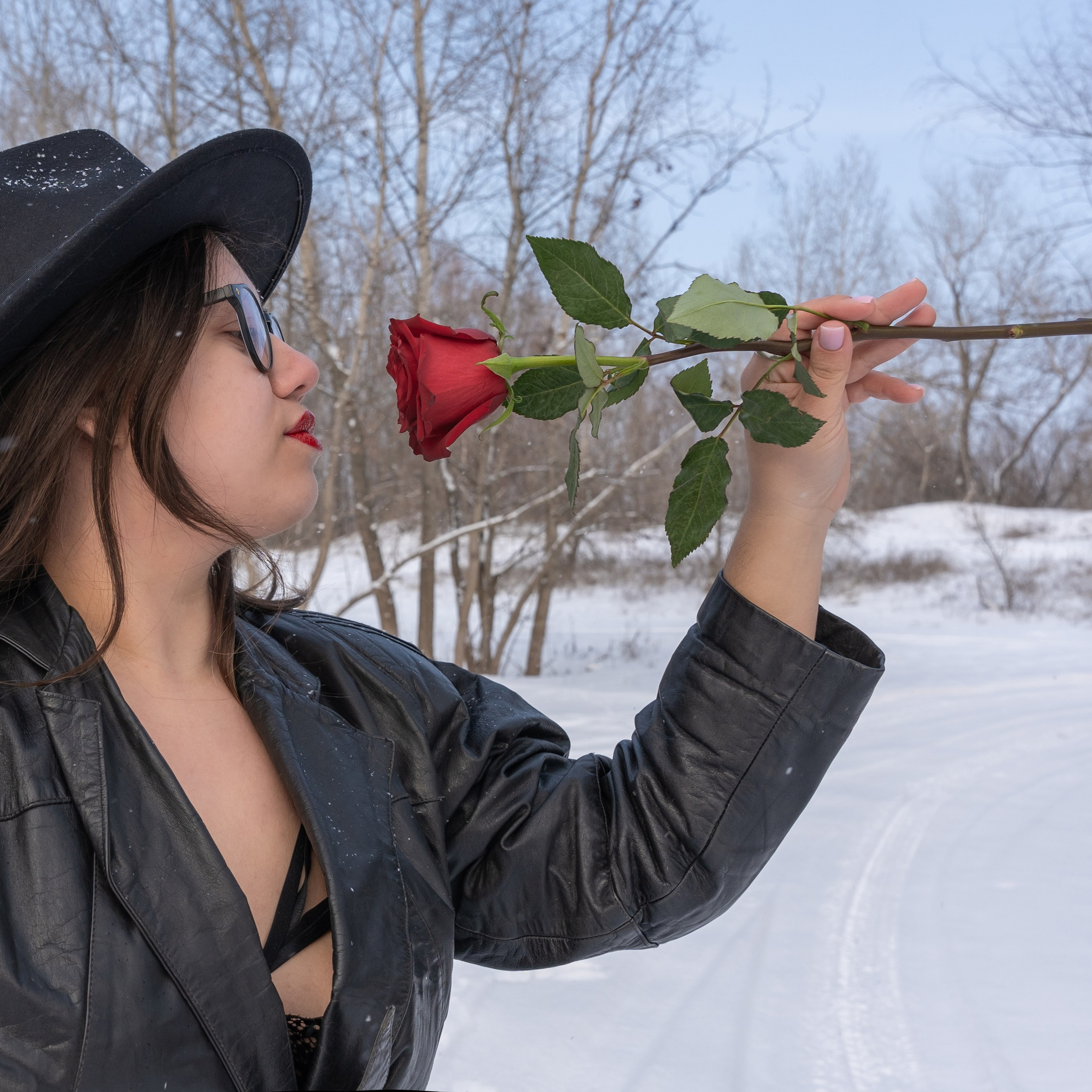 Зимняя фотосессия с&nbsp;Ангелиной