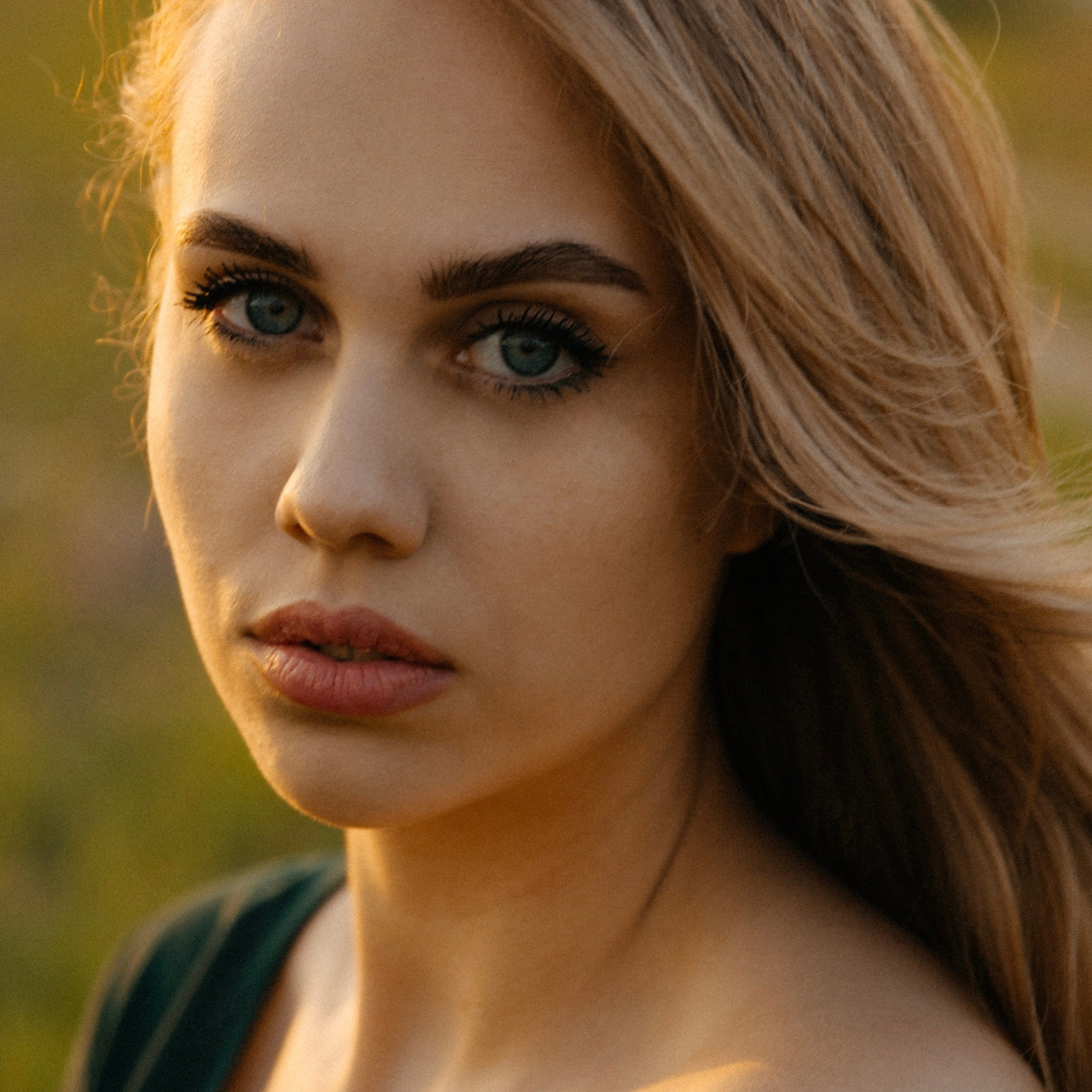 Екатерина, съемка в поле