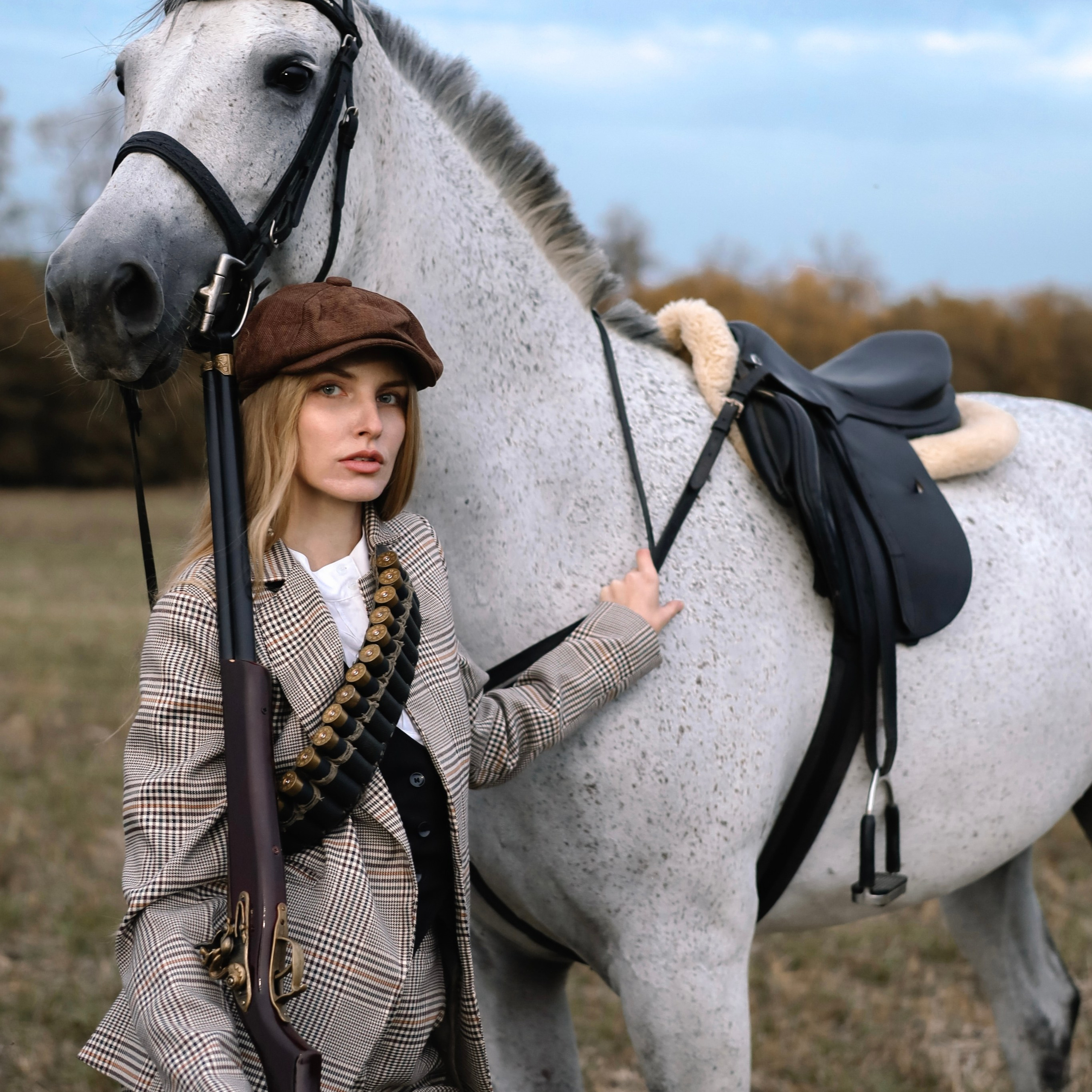 Фотопроект «Охота» с лошадью Куклой