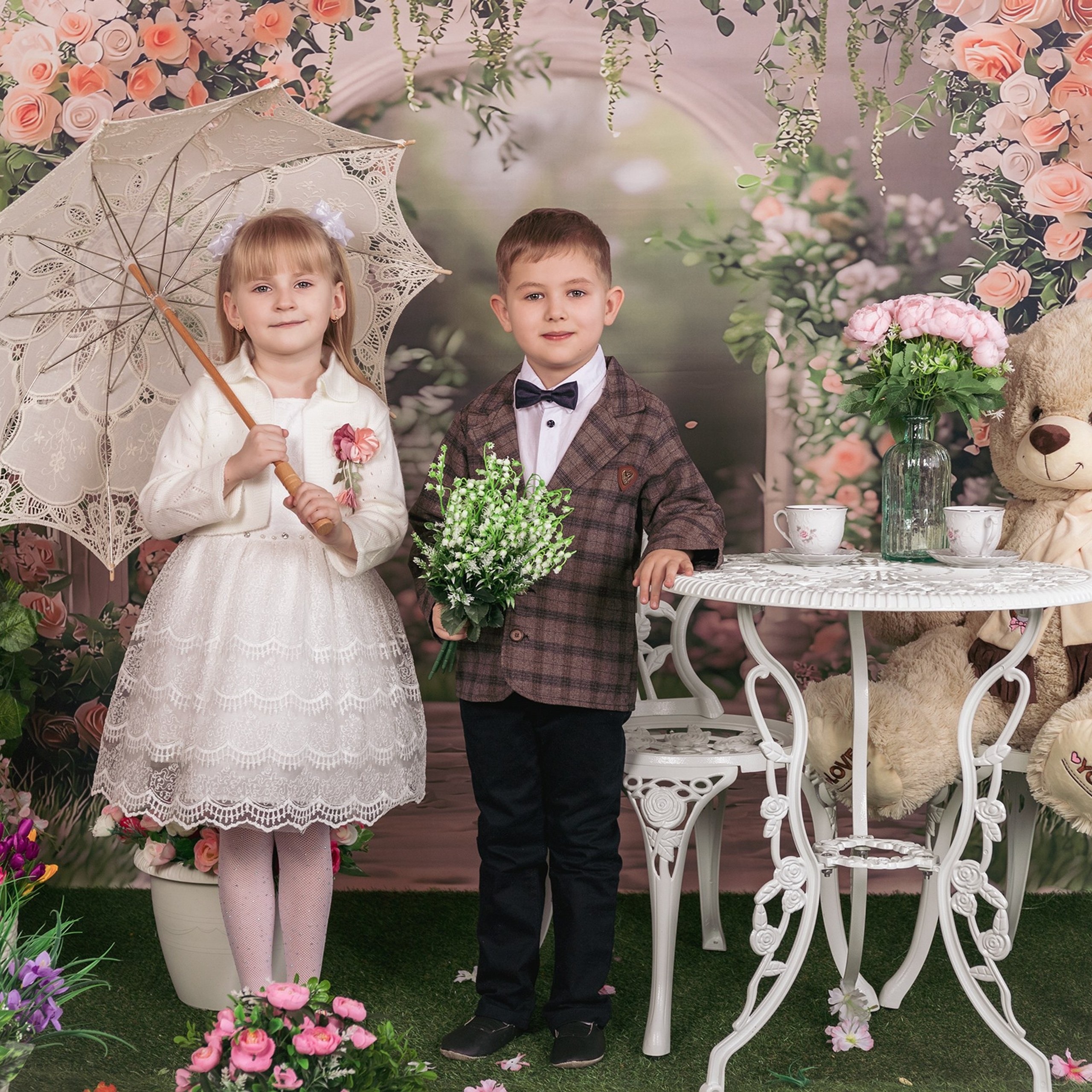 весенняя фотосессия в&nbsp;ретро стиле