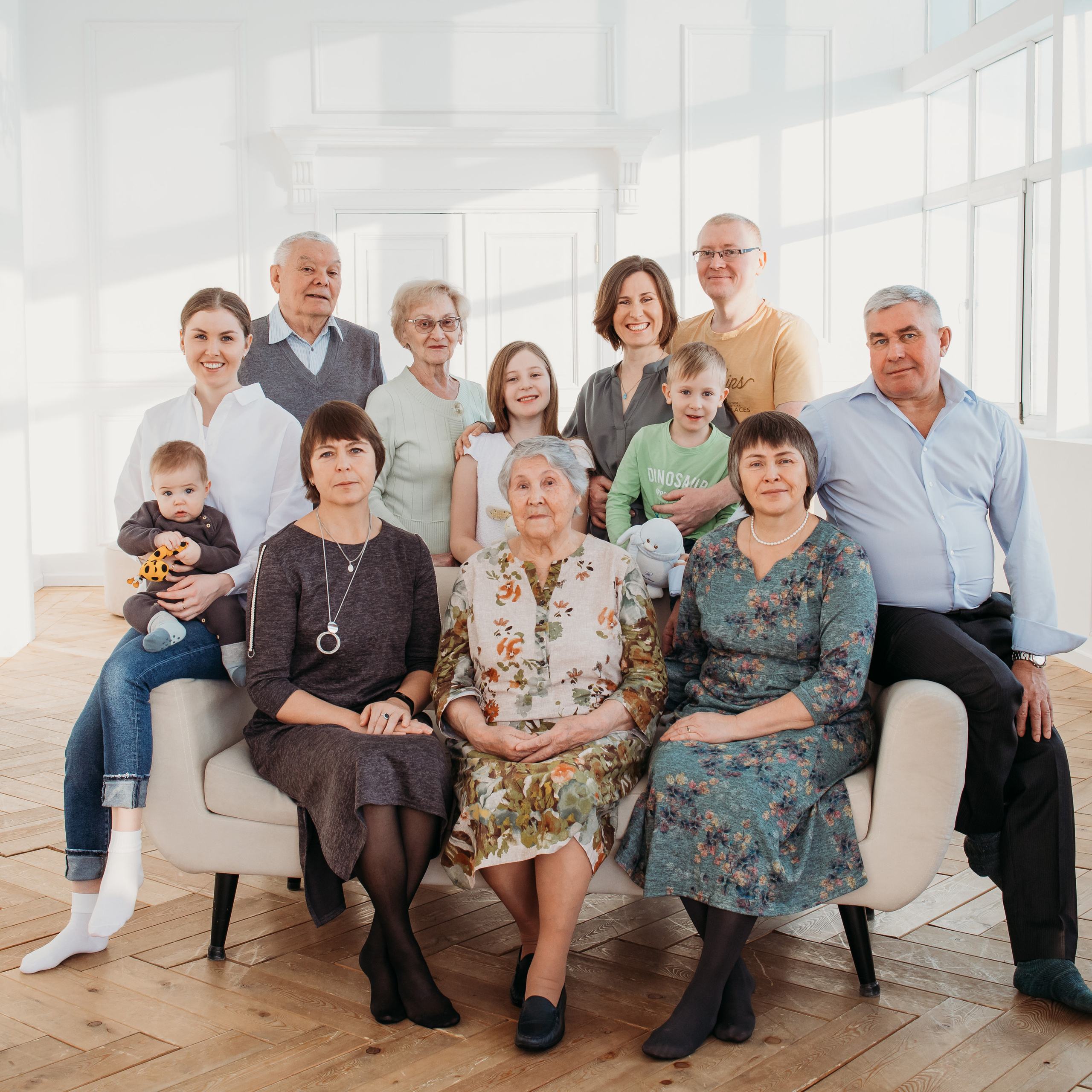 Семейная съемка в&nbsp;студии