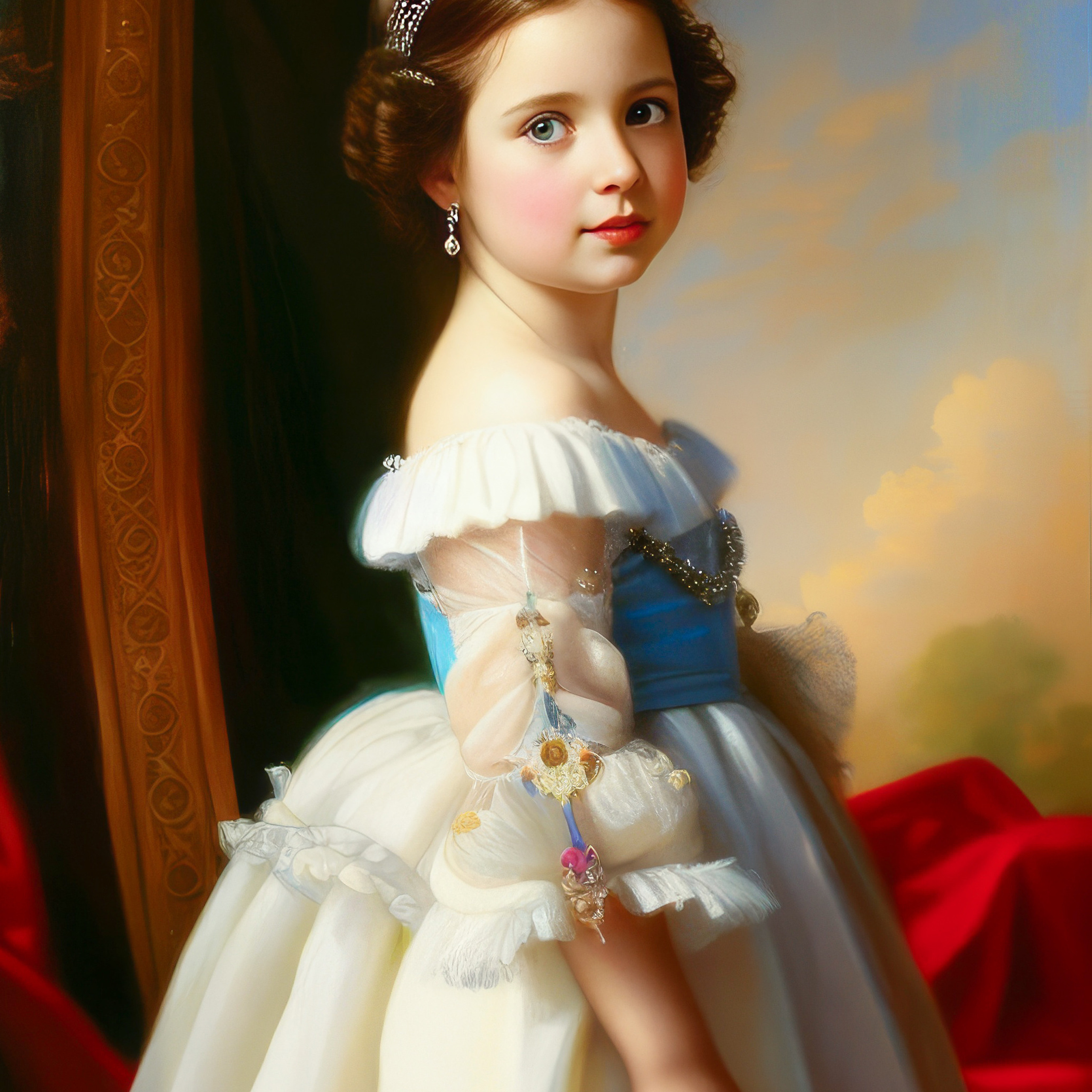 детский исторический портрет нейросеть