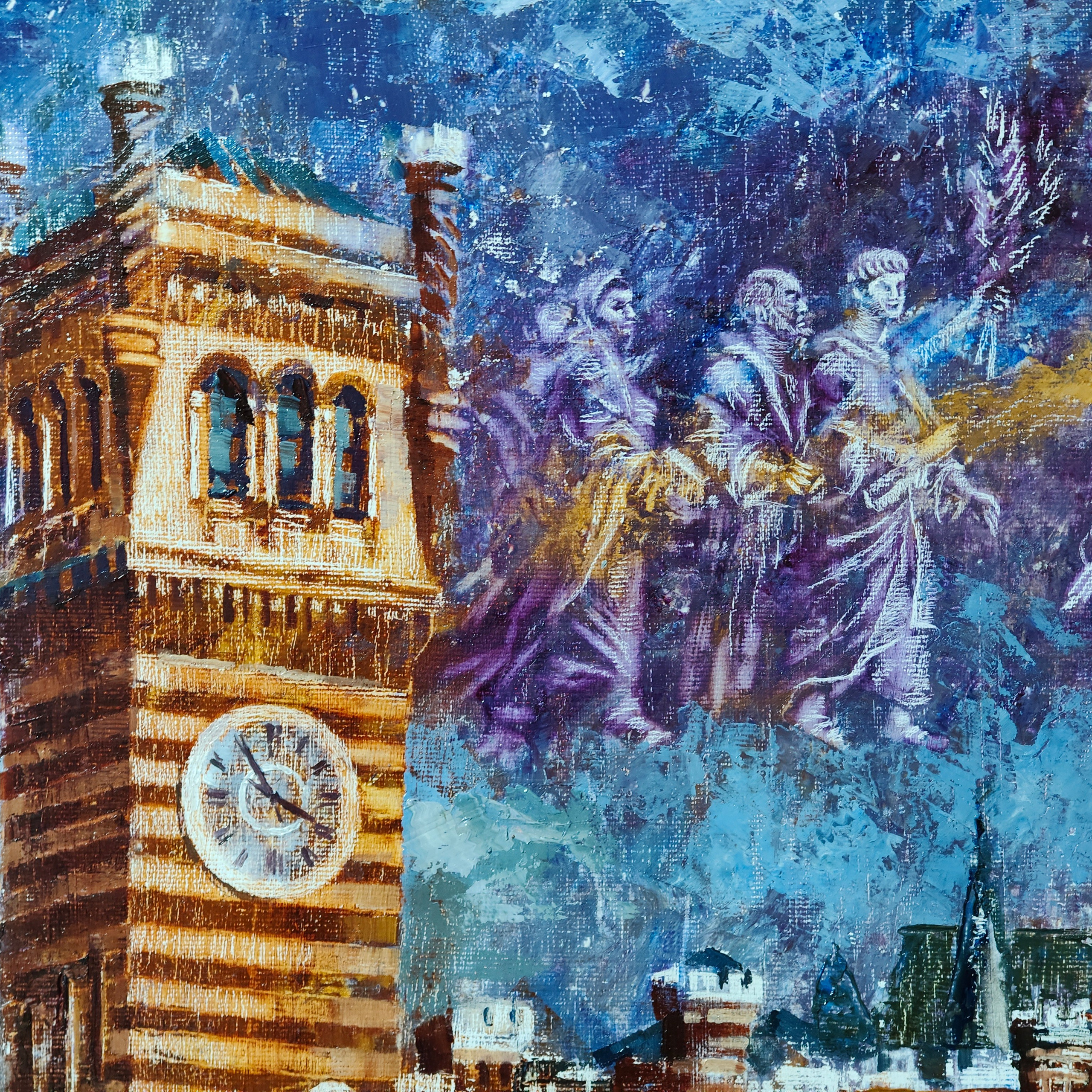 «Замок на Патриаршей площади. Йошкар-Ола». Художник Марина Новосельская