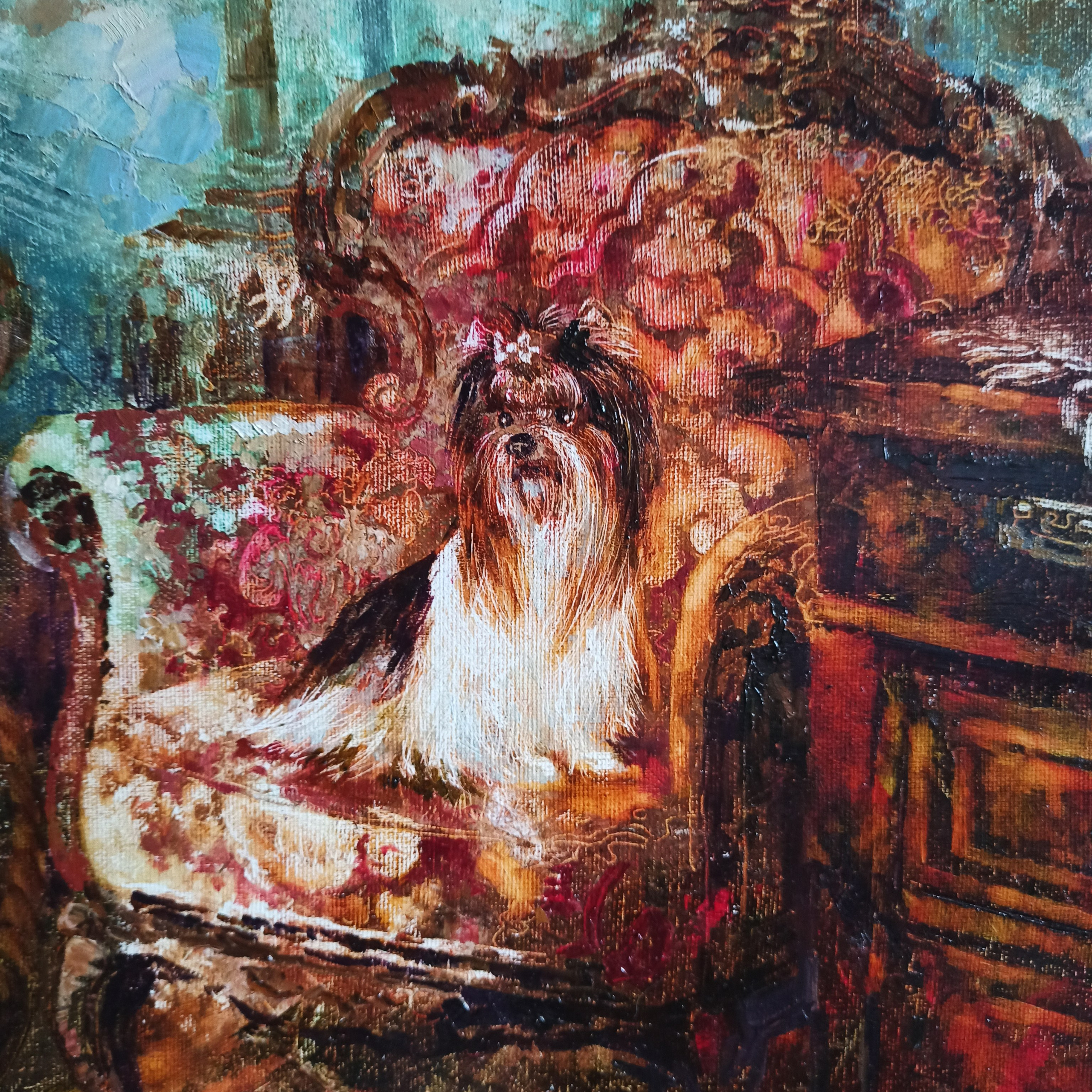 «Купеческий интерьер». Художник Марина Новосельская