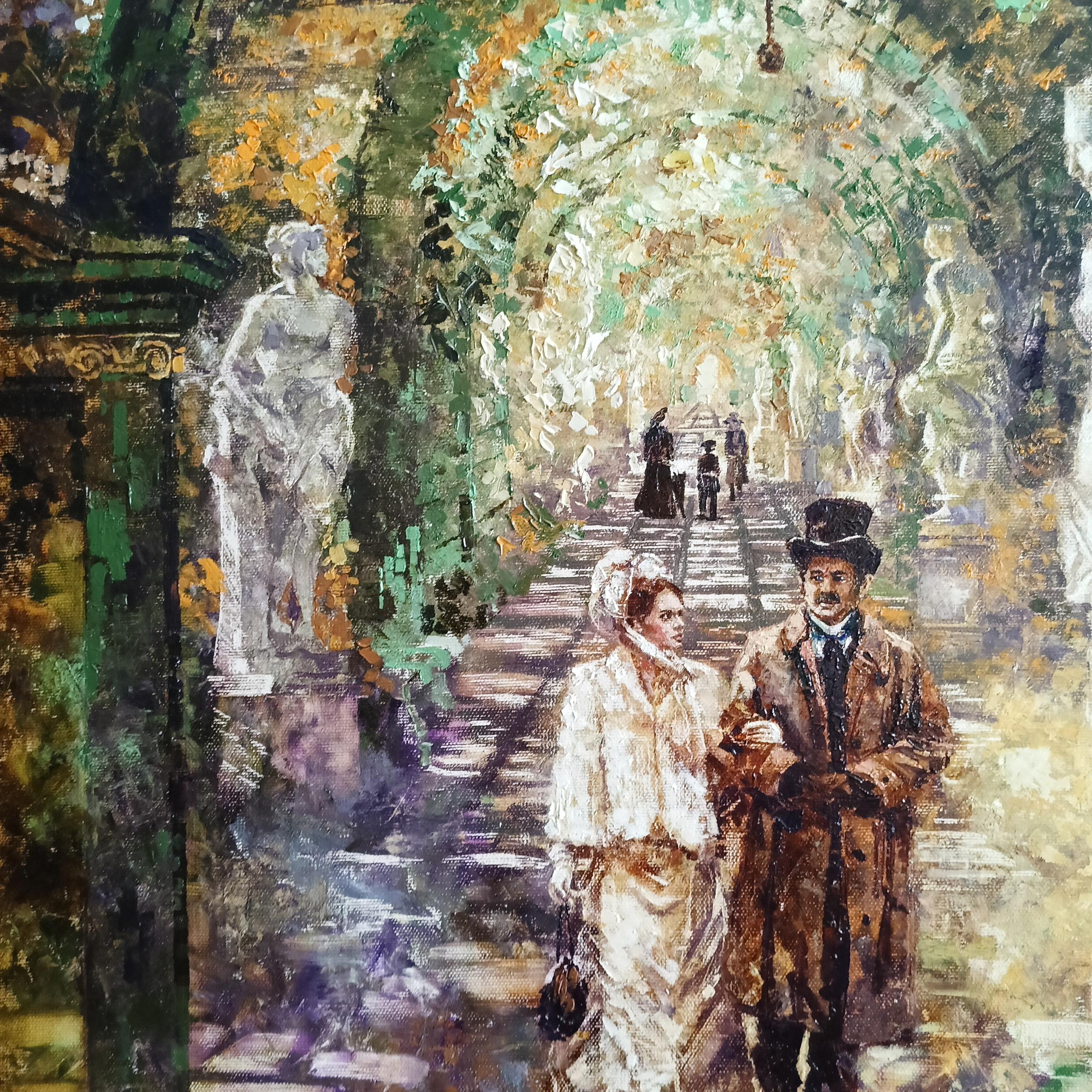 «Летний сад». Санкт-Петербург. Художник Марина Новосельская