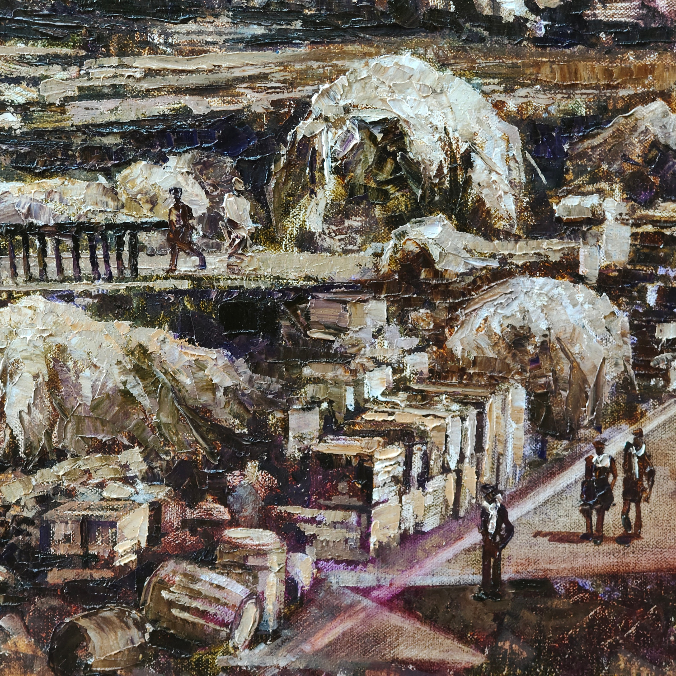 «Сибирская пристань». Старый Нижний. Художник Марина Новосельская