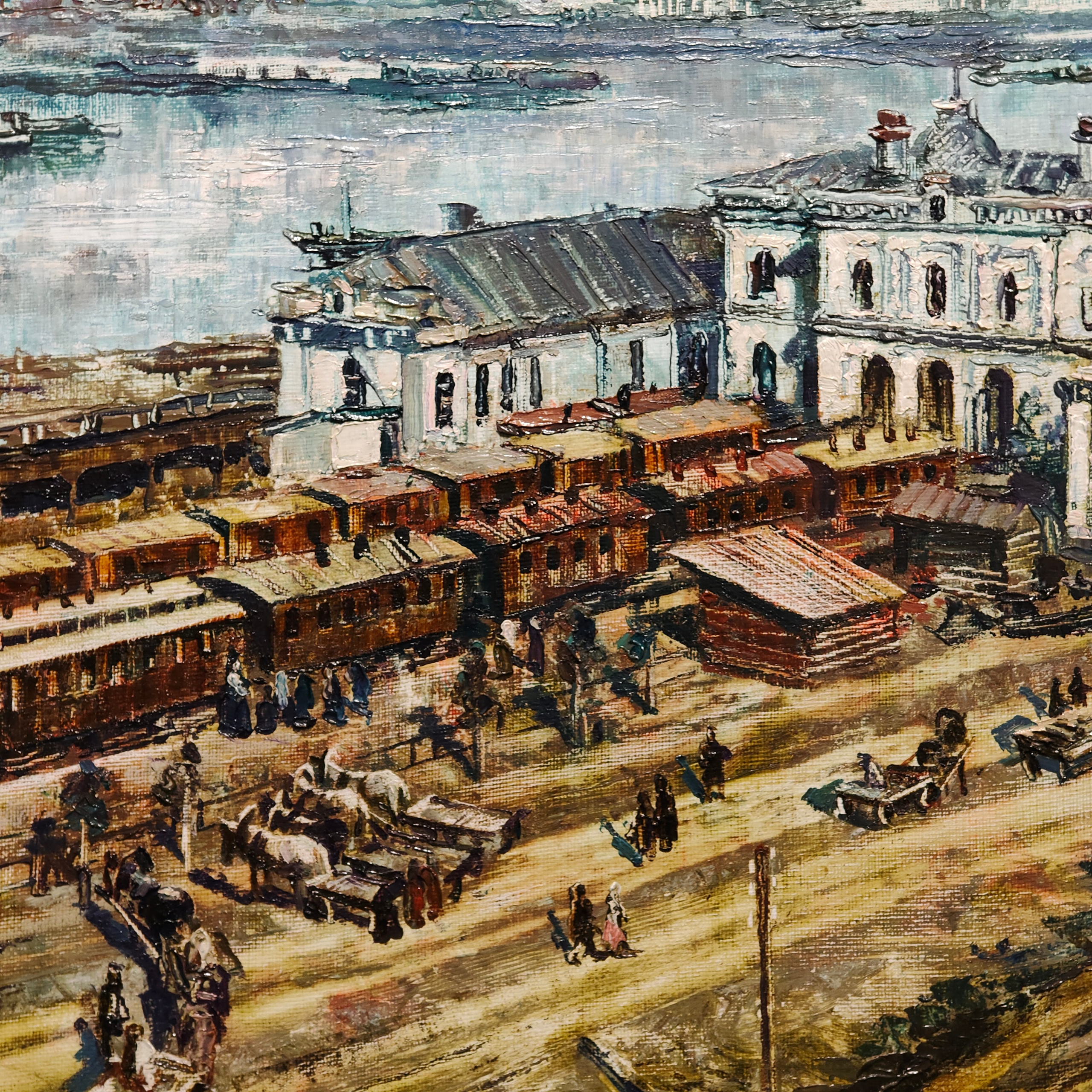 «Ромодановский вокзал». Художник Марина Новосельская