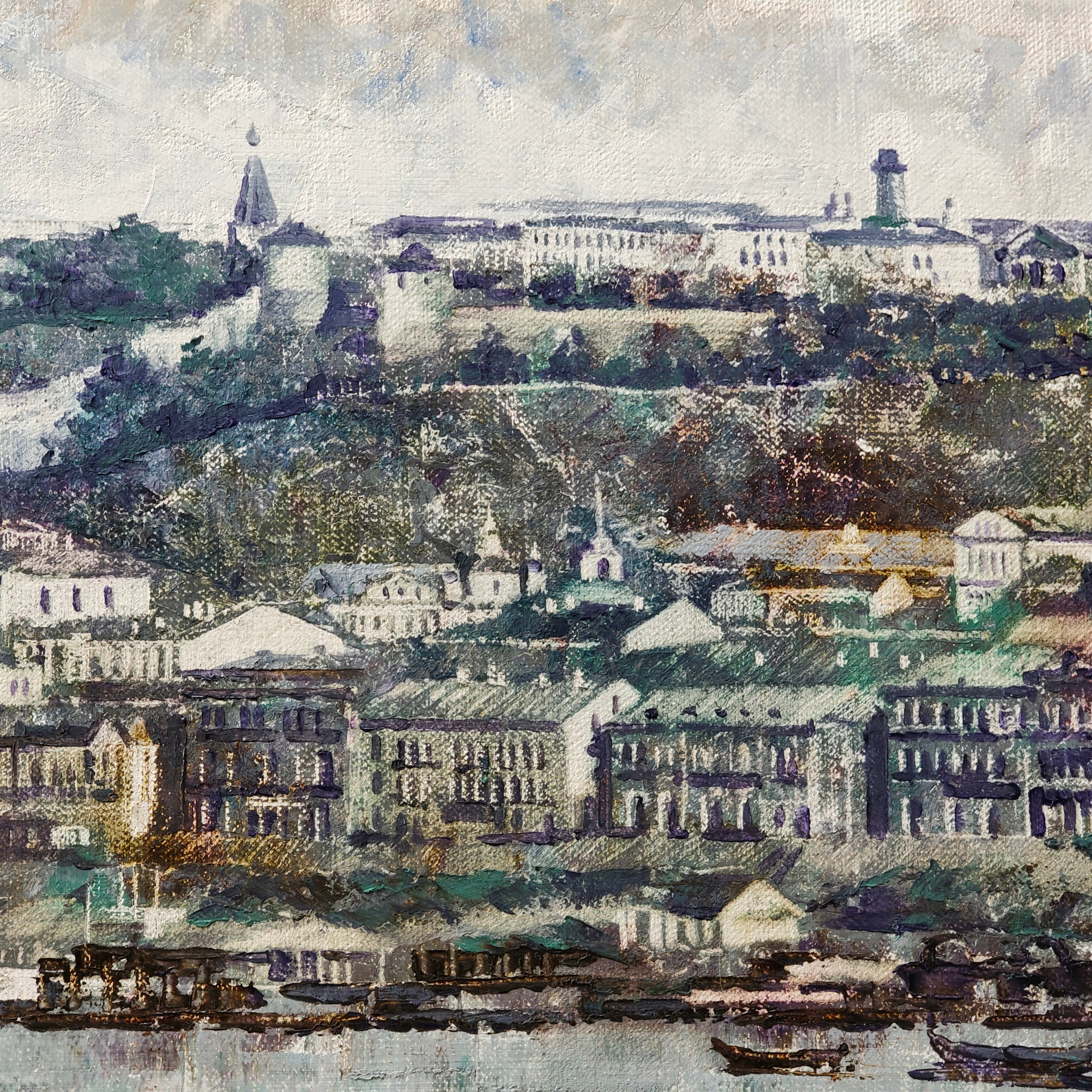 «Сибирская пристань». Старый Нижний. Художник Марина Новосельская