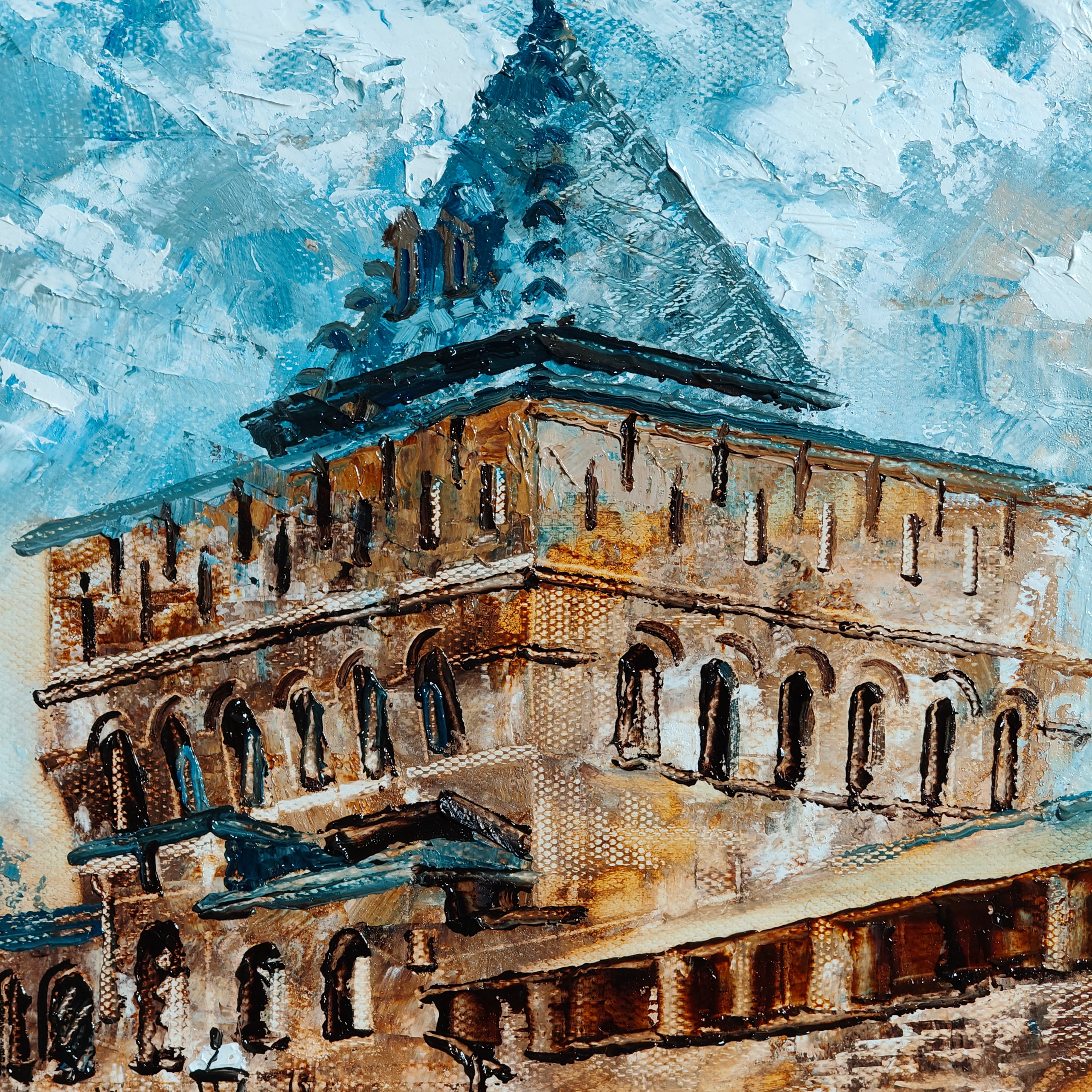 «Прогулка по кремлю». Нижний Новгород. Художник Марина Новосельская