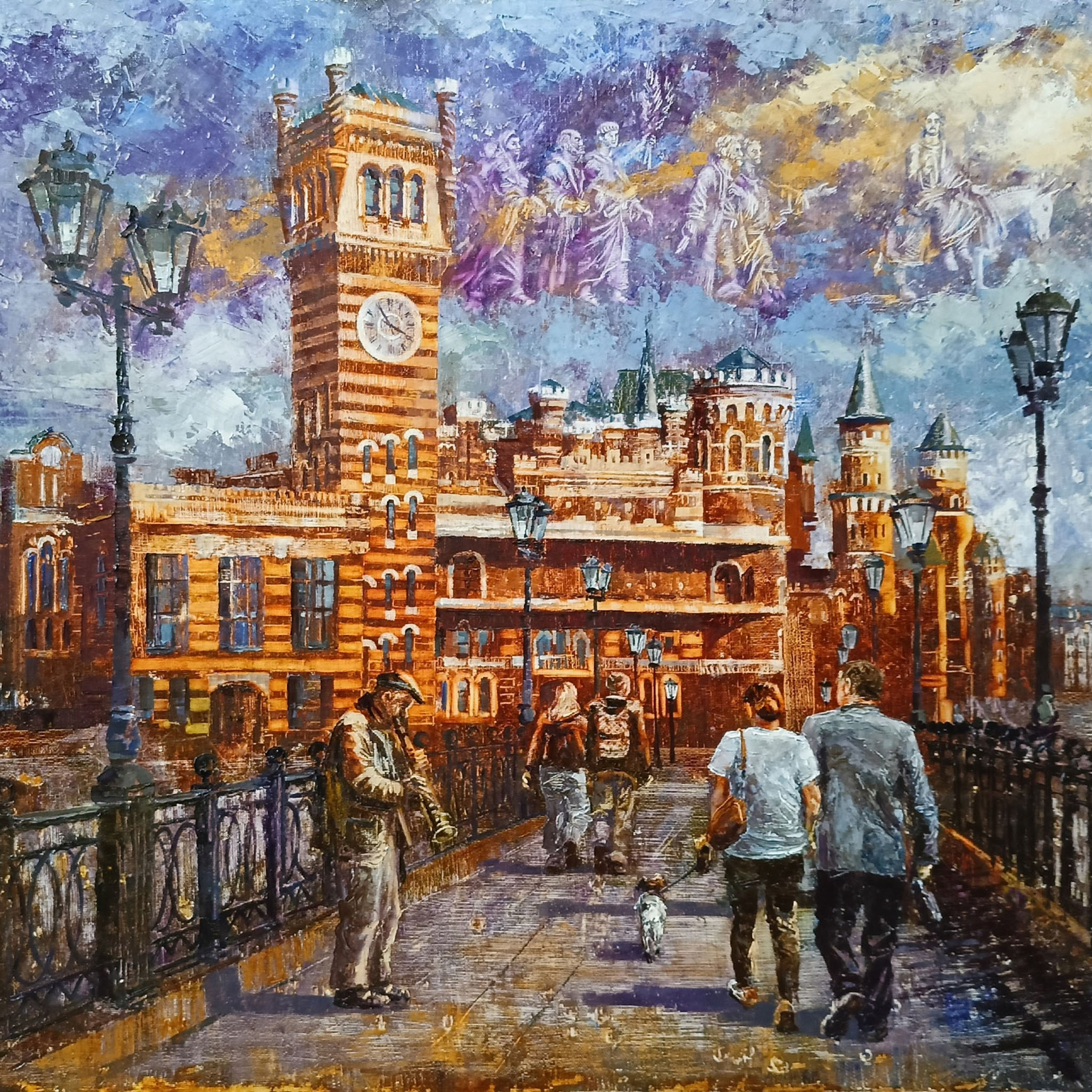 «Замок на Патриаршей площади. Йошкар-Ола». Художник Марина Новосельская