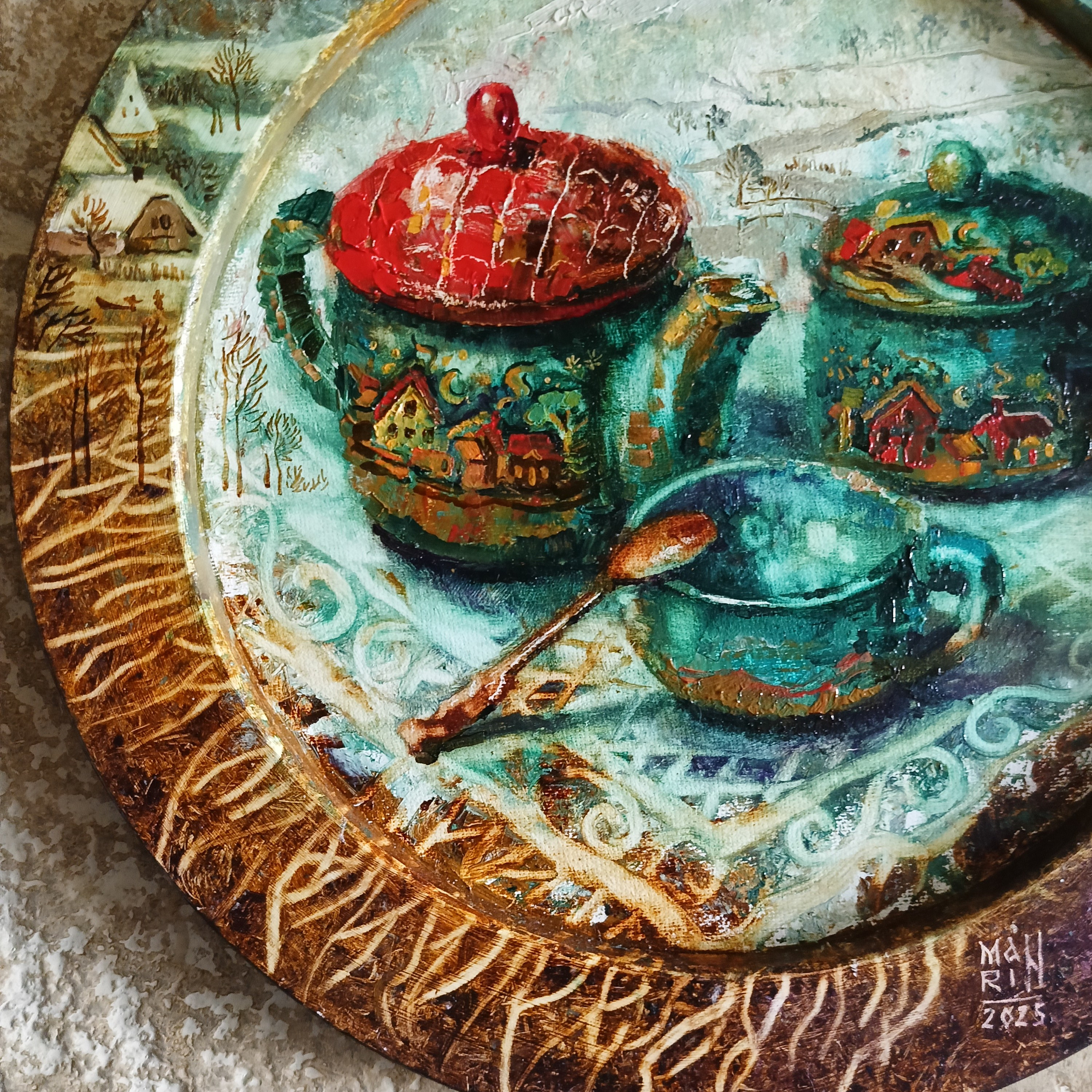 «Зимний вечер». Художник Марина Новосельская