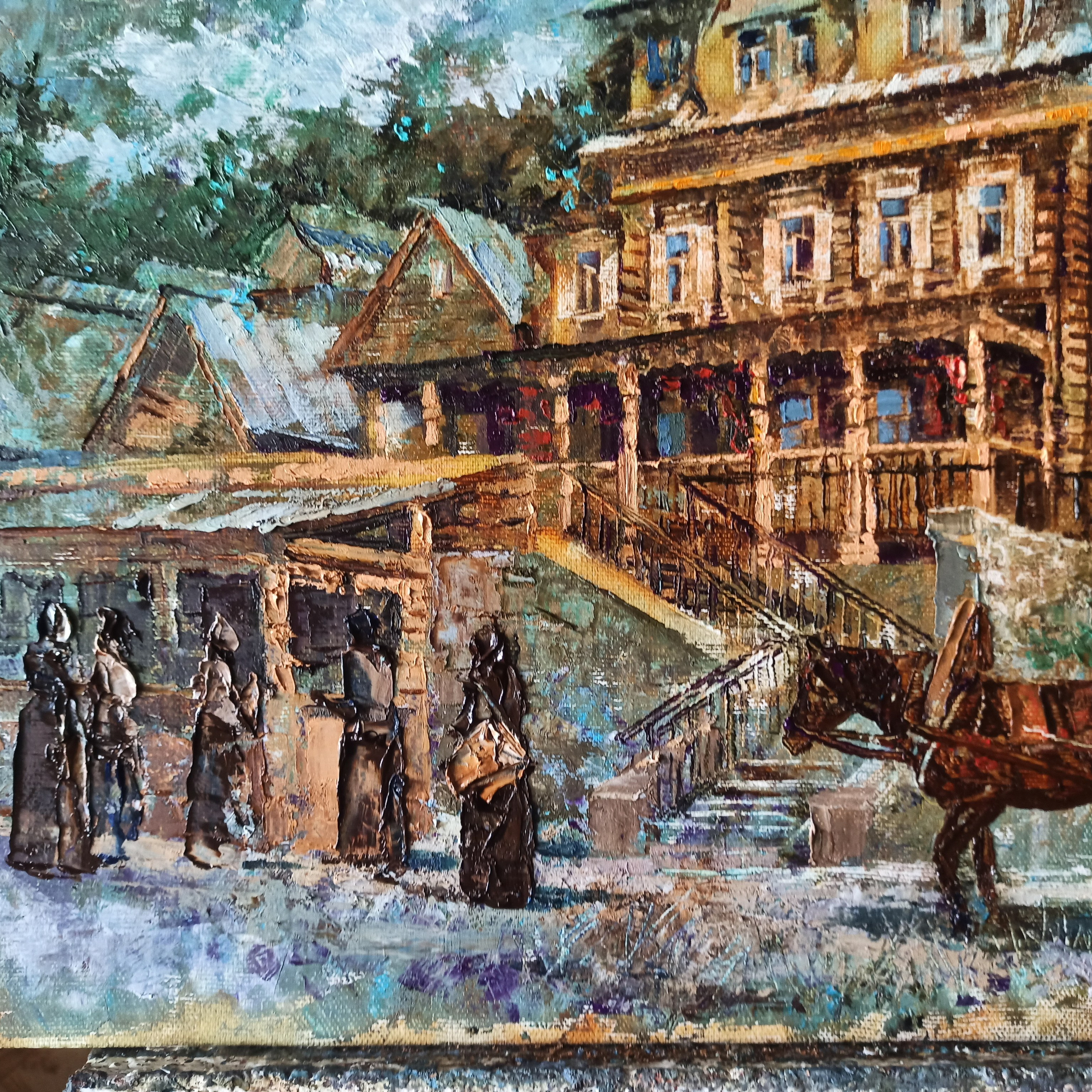 «Город мастеров. Городец». Художник Марина Новосельская