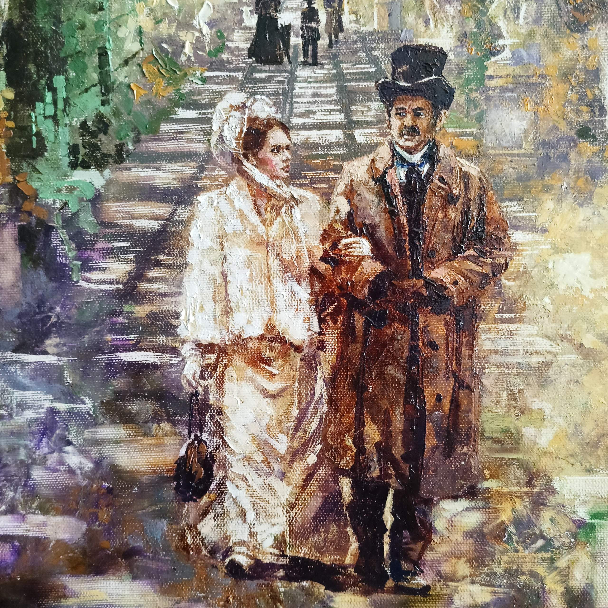 «Летний сад». Санкт-Петербург. Художник Марина Новосельская