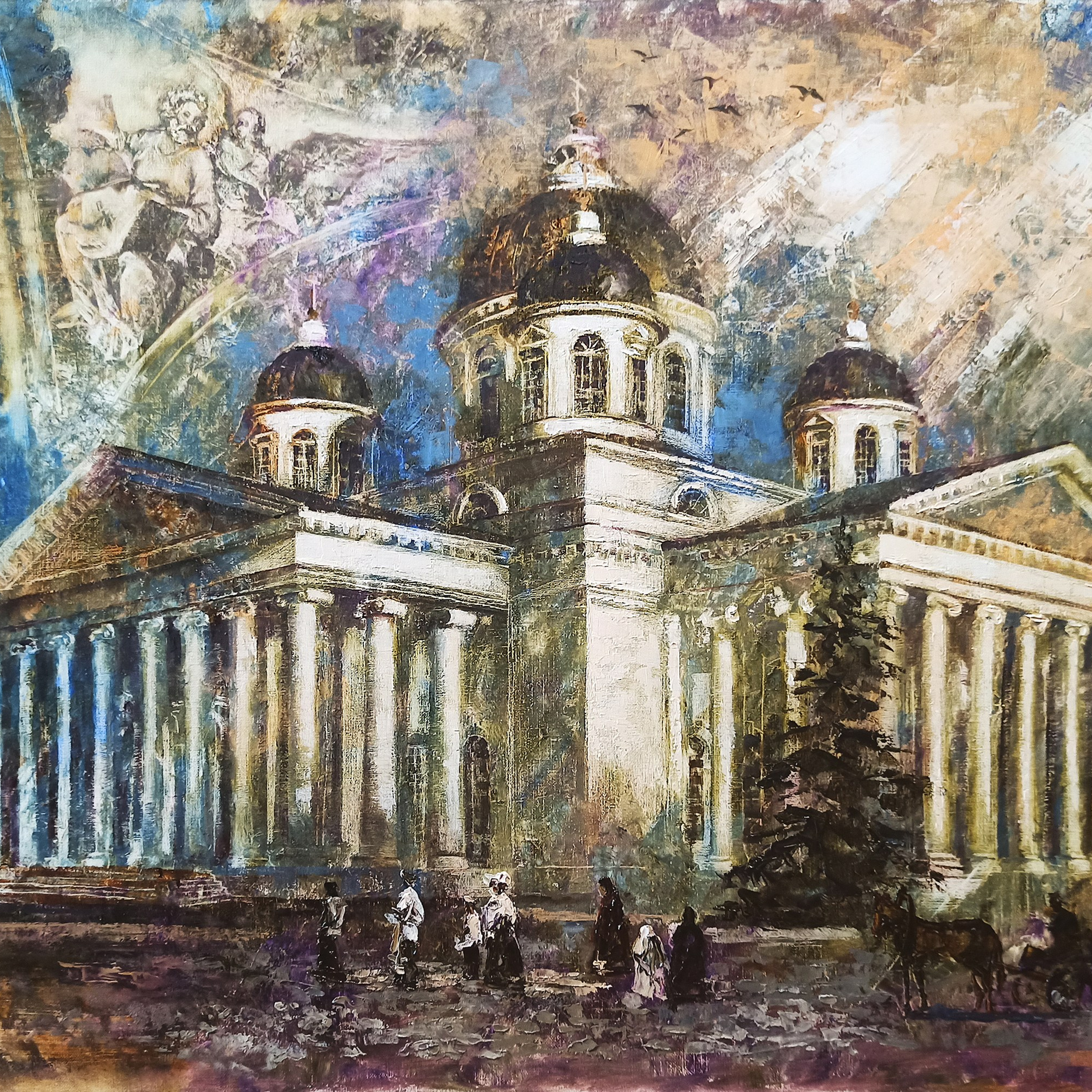 «Воскресенский собор. г. Арзамас». Художник Марина Новосельская