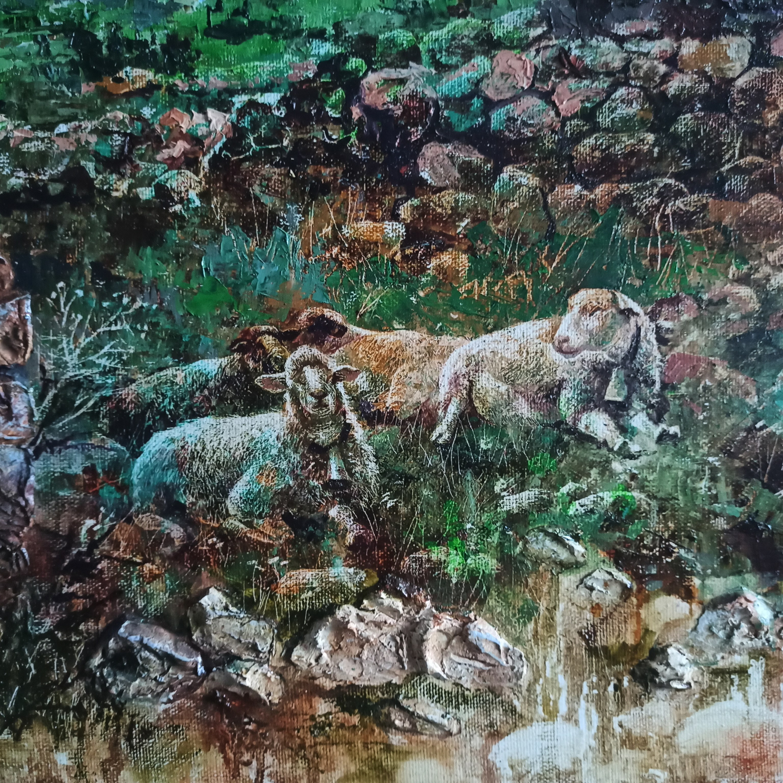 «Башня Амирхана в Кабардино-Балкарии». Художник Марина Новосельская