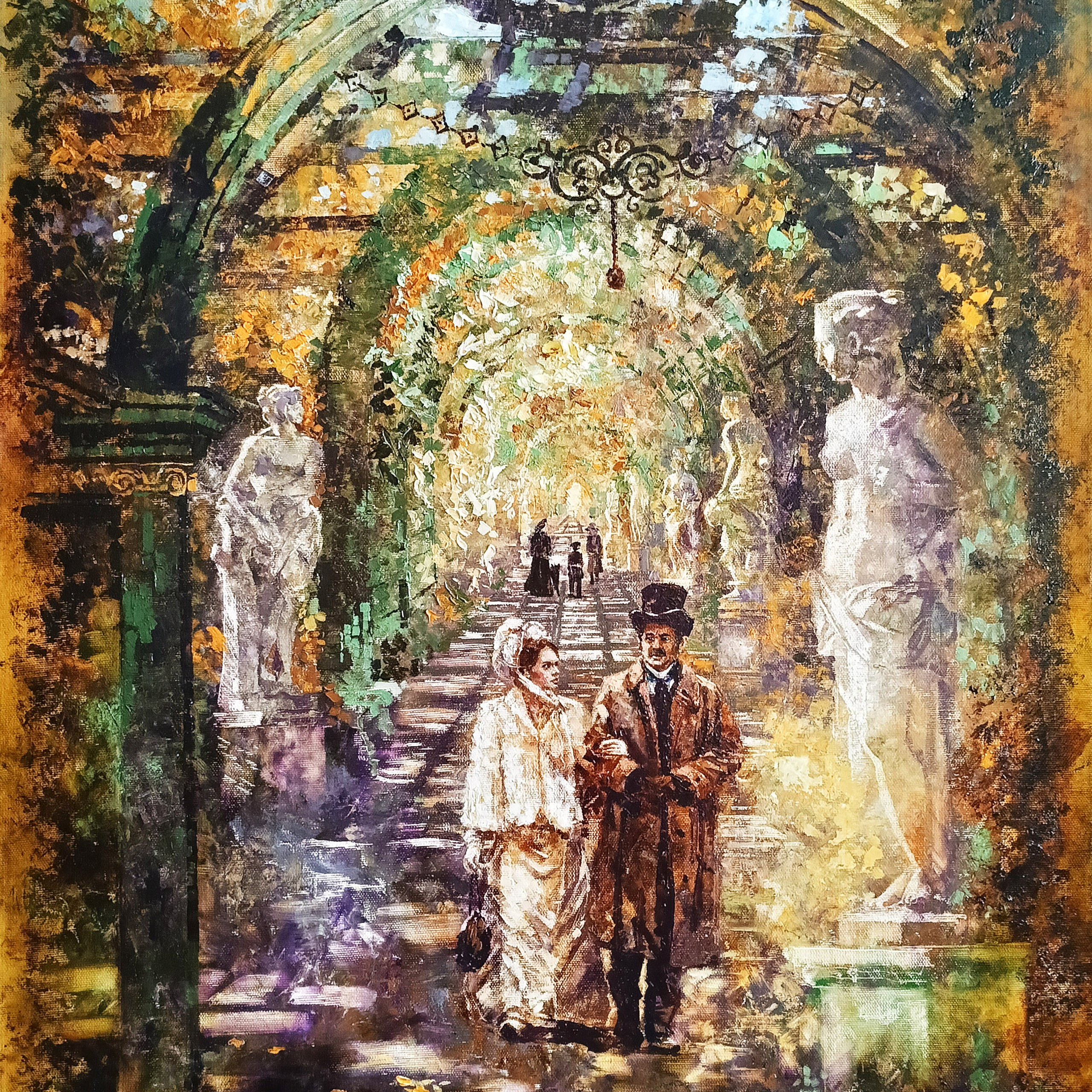 «Летний сад». Санкт-Петербург. Художник Марина Новосельская