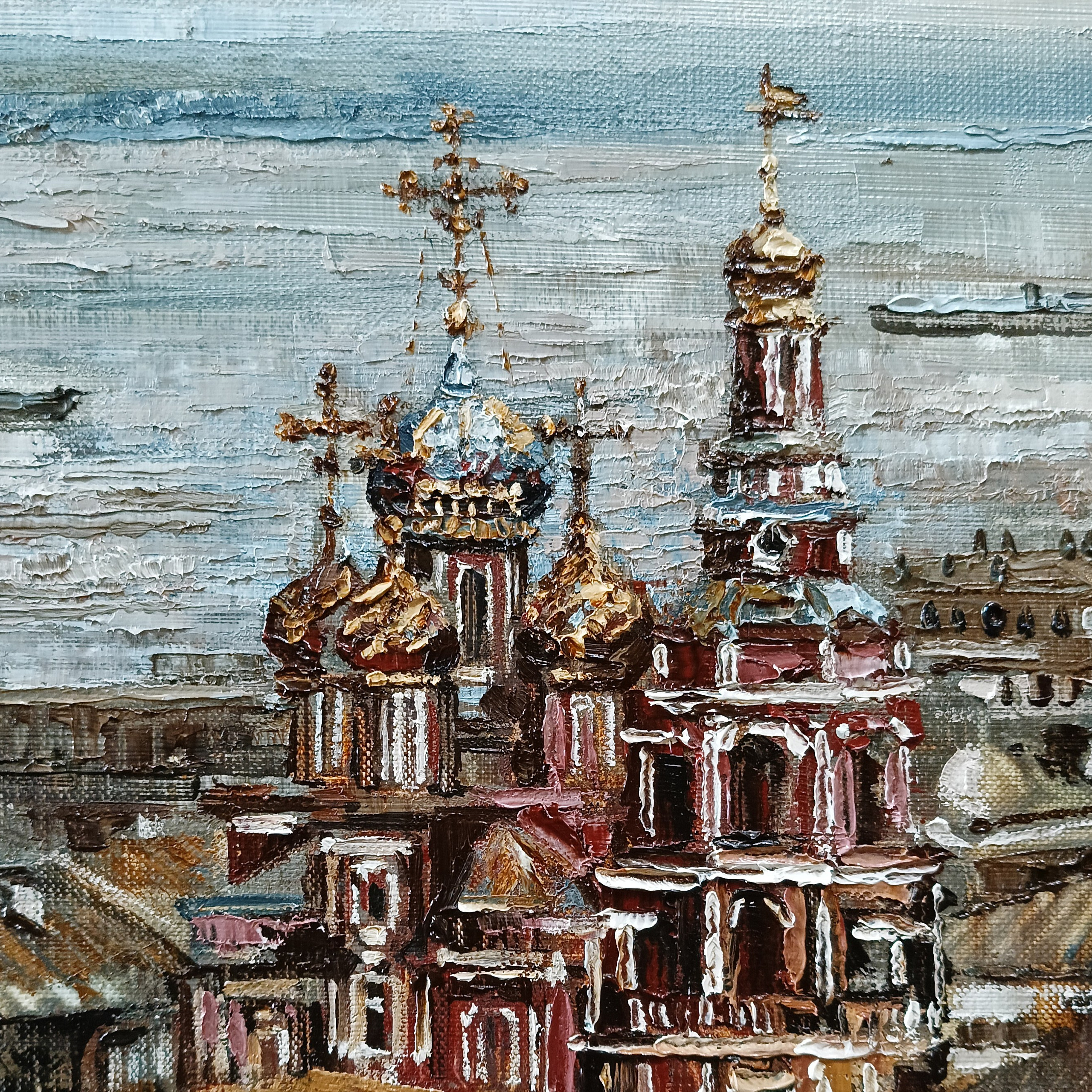 «Вид на Рождественскую церковь». Художник Марина Новосельская