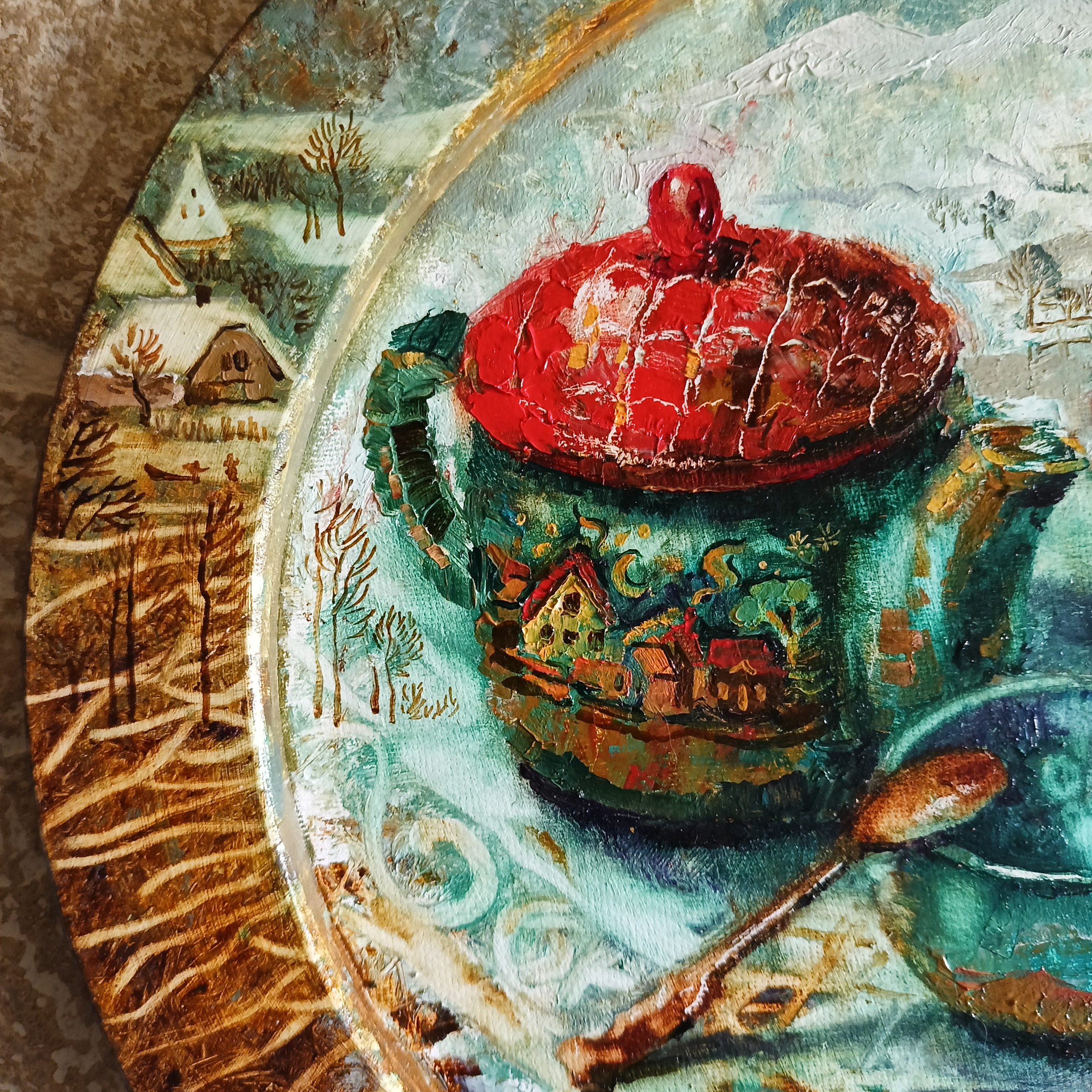 «Зимний вечер». Художник Марина Новосельская