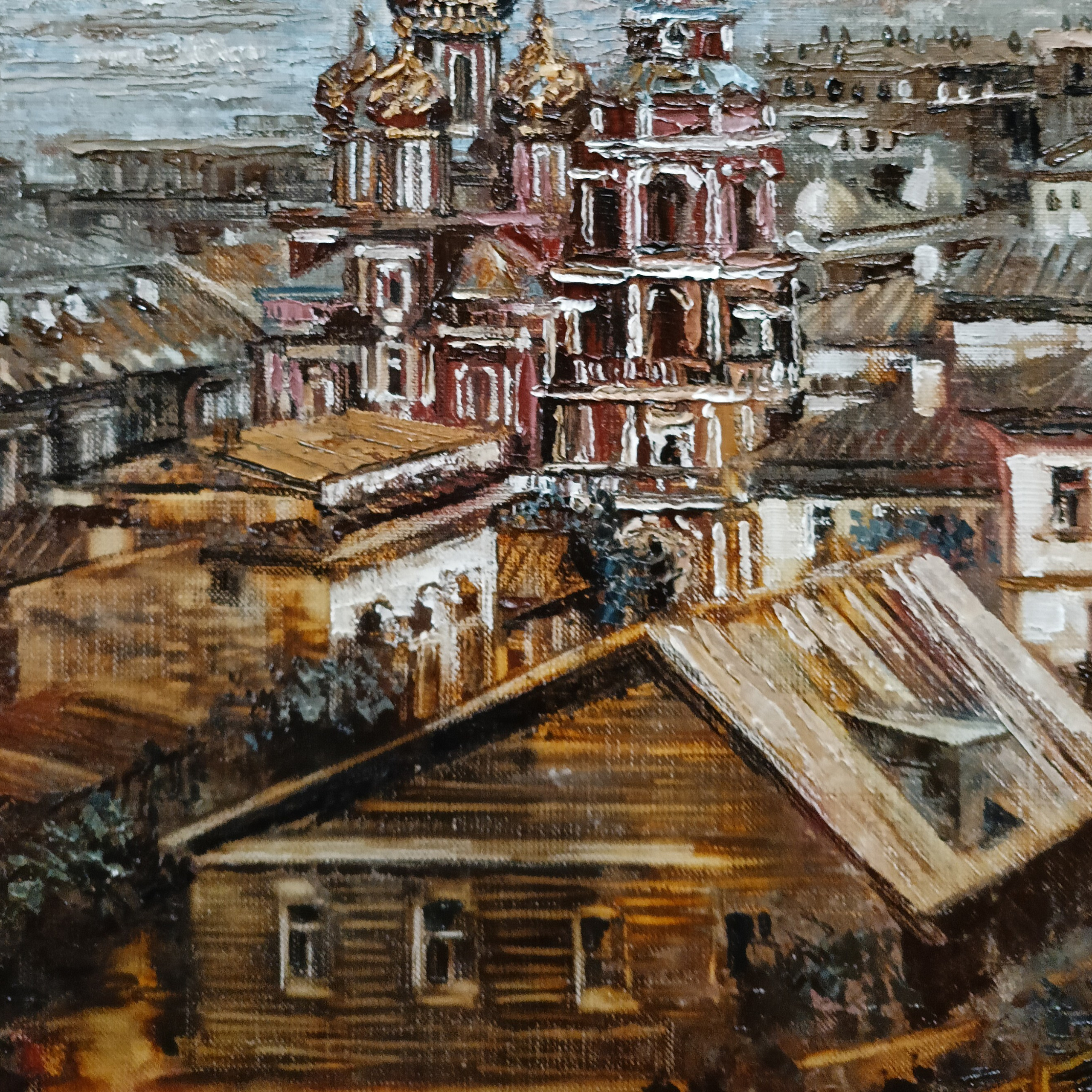 «Вид на Рождественскую церковь». Художник Марина Новосельская