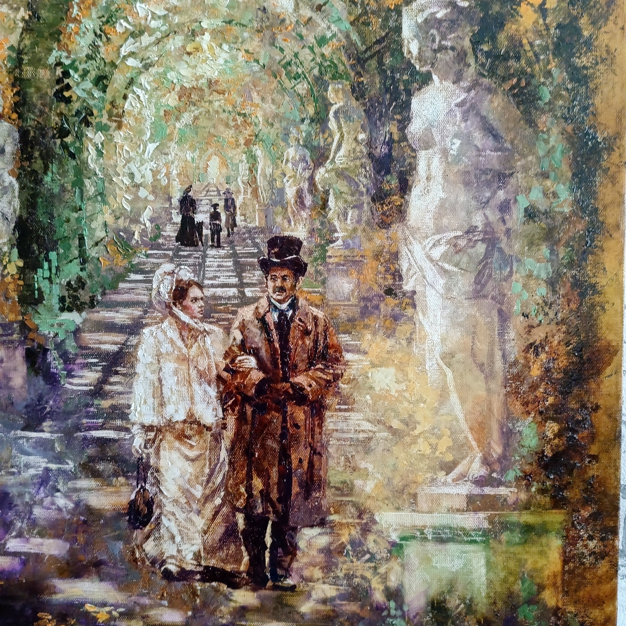 «Летний сад». Санкт-Петербург. Художник Марина Новосельская