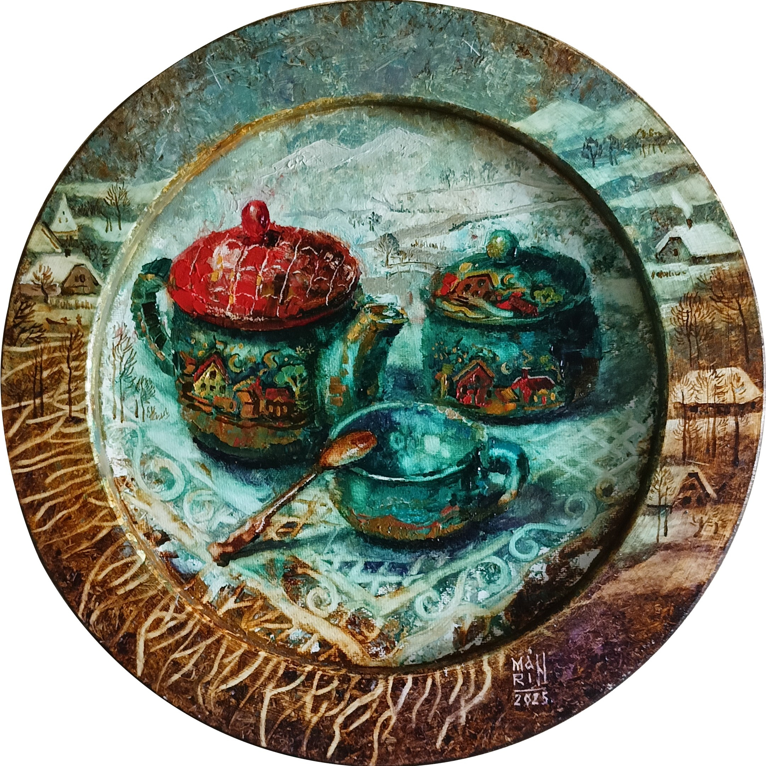 «Зимний вечер». Художник Марина Новосельская