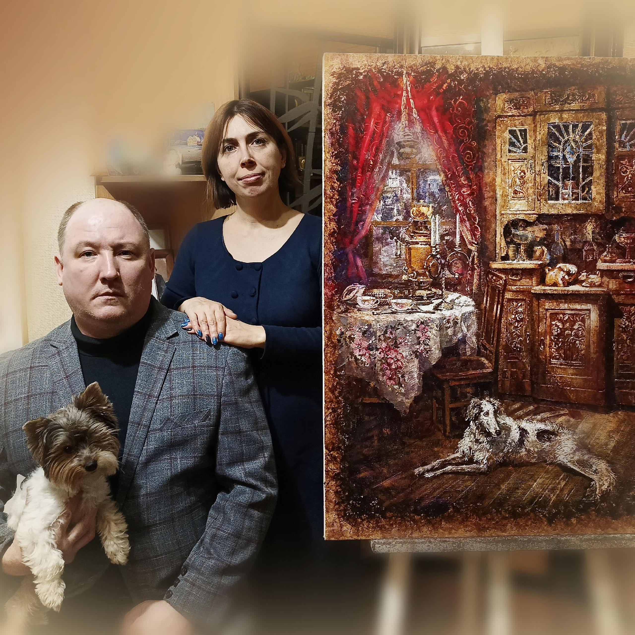 «В ожидании хозяина». Художник Марина Новосельская