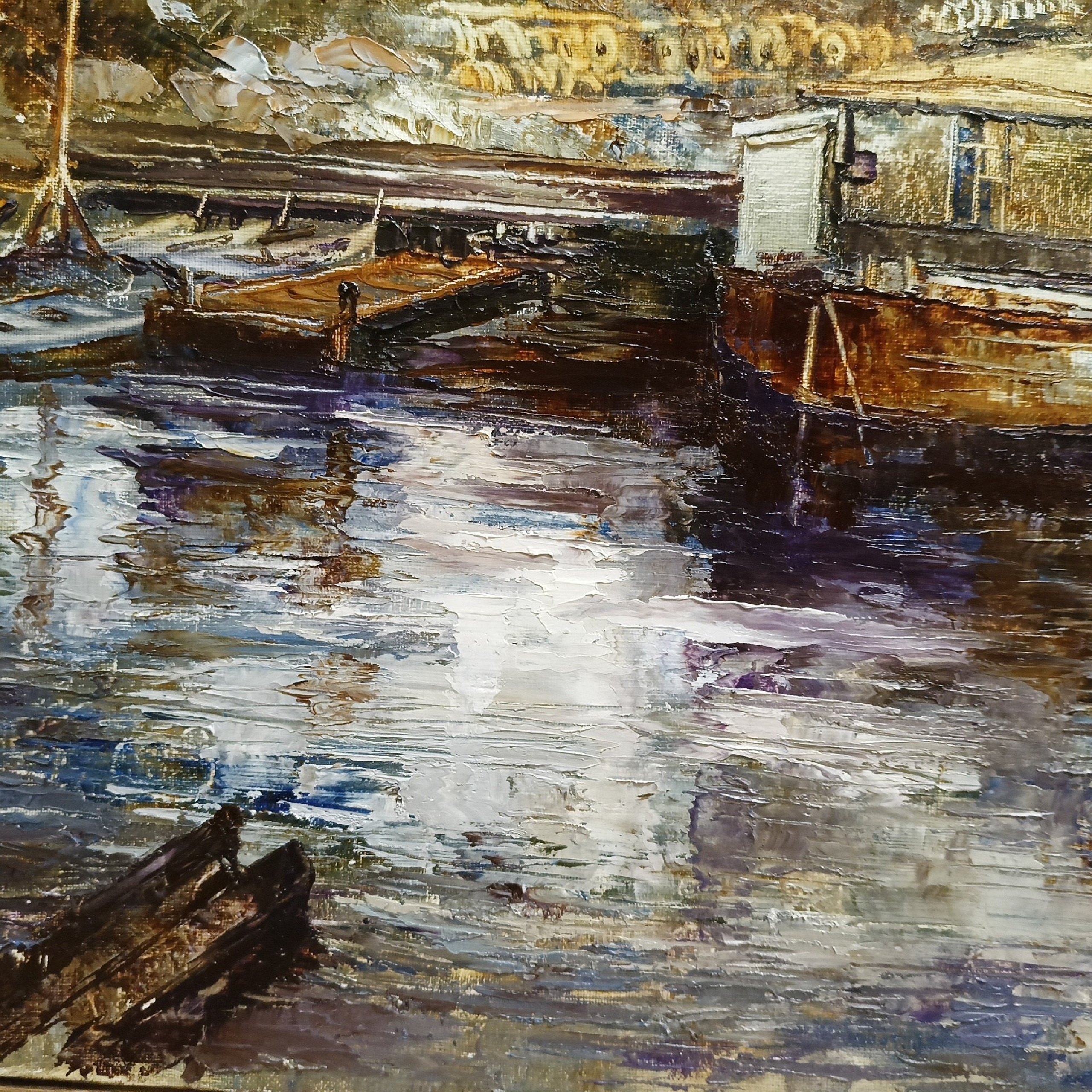 «Набережная Оки» (Нижний Новгород). Художник Марина Новосельская