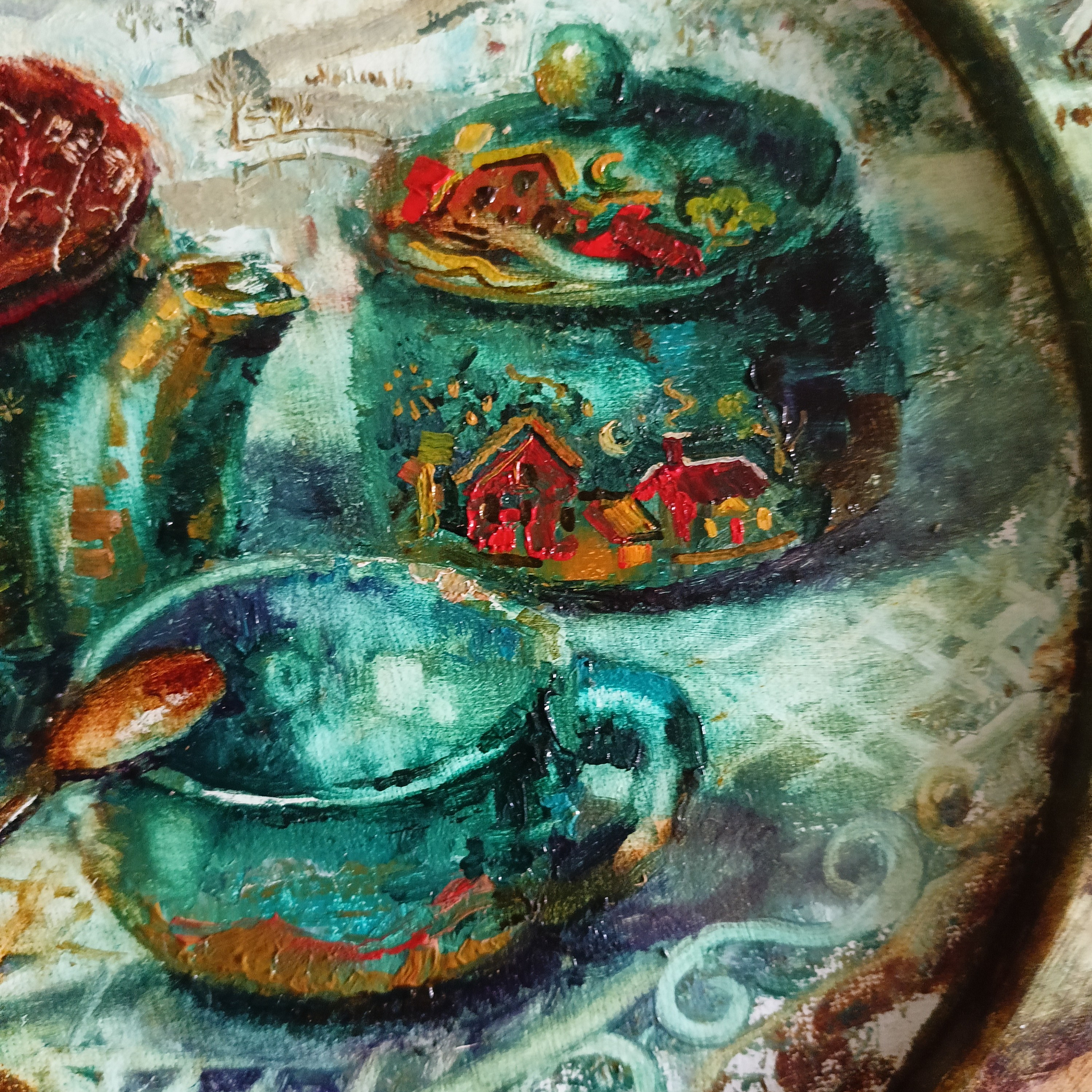 «Зимний вечер». Художник Марина Новосельская