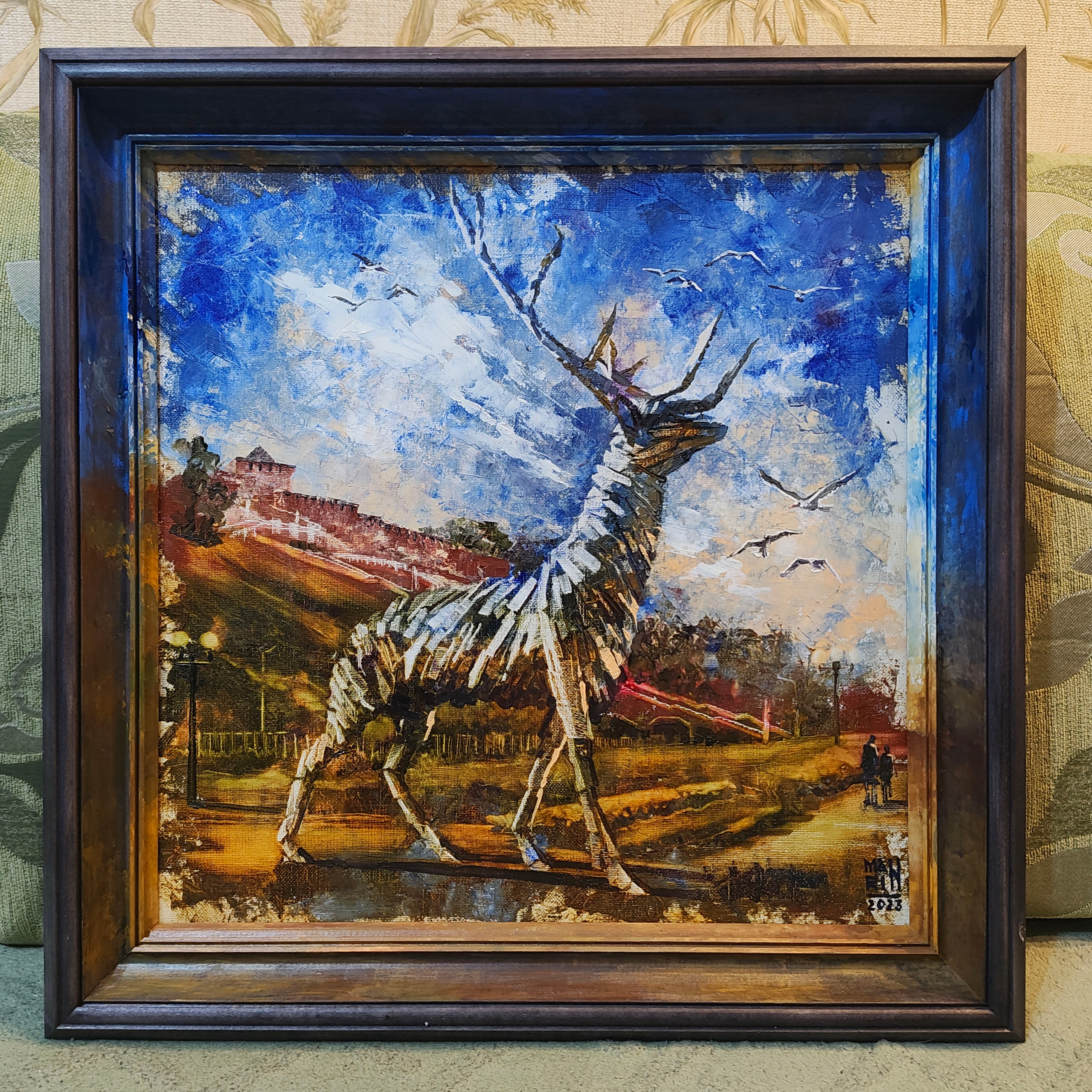 «Нижегородский олень». Художник Марина Новосельская