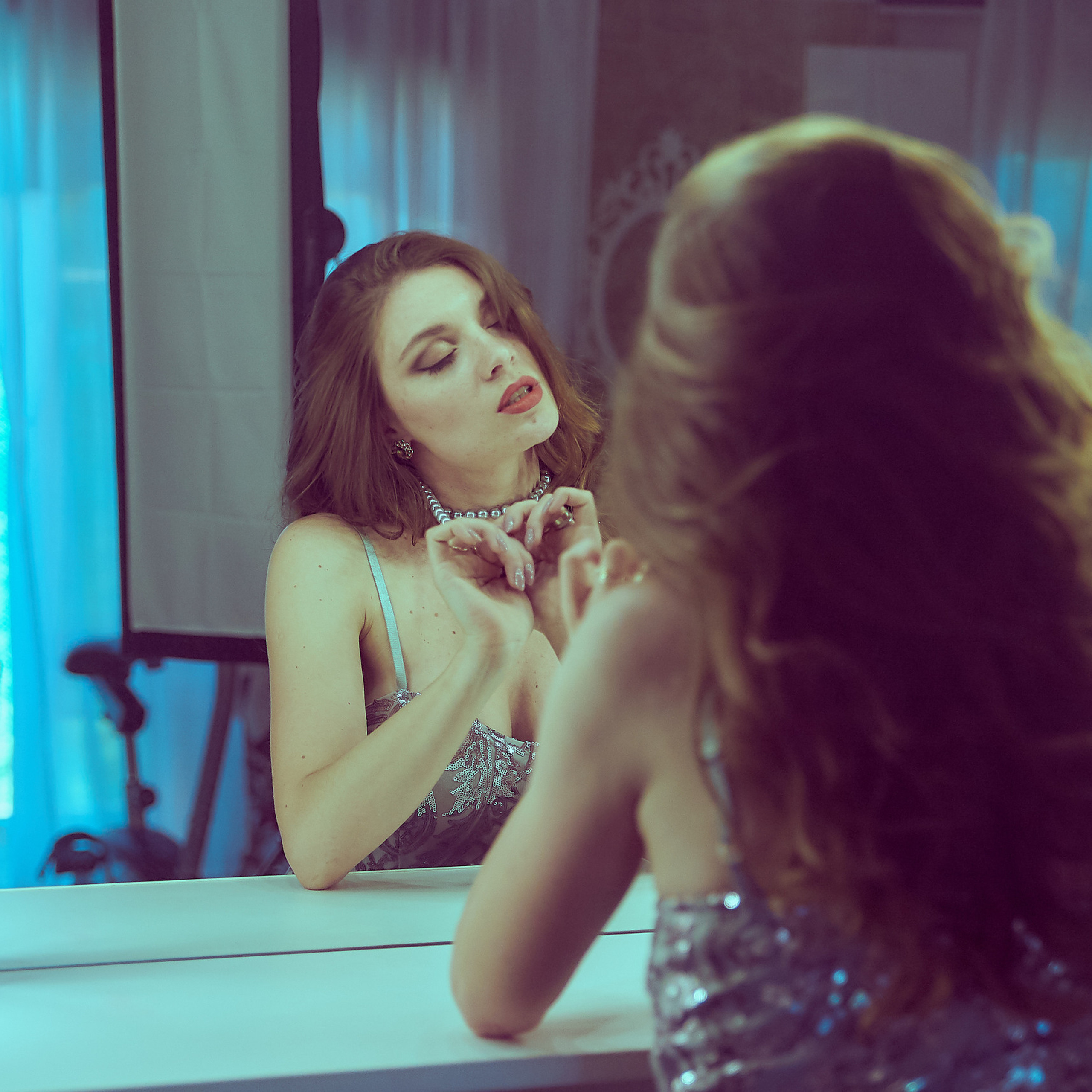 Portrait photo shoot by photographer Max Matvich. Max Matvich and Victoria Basova are professionals in their field