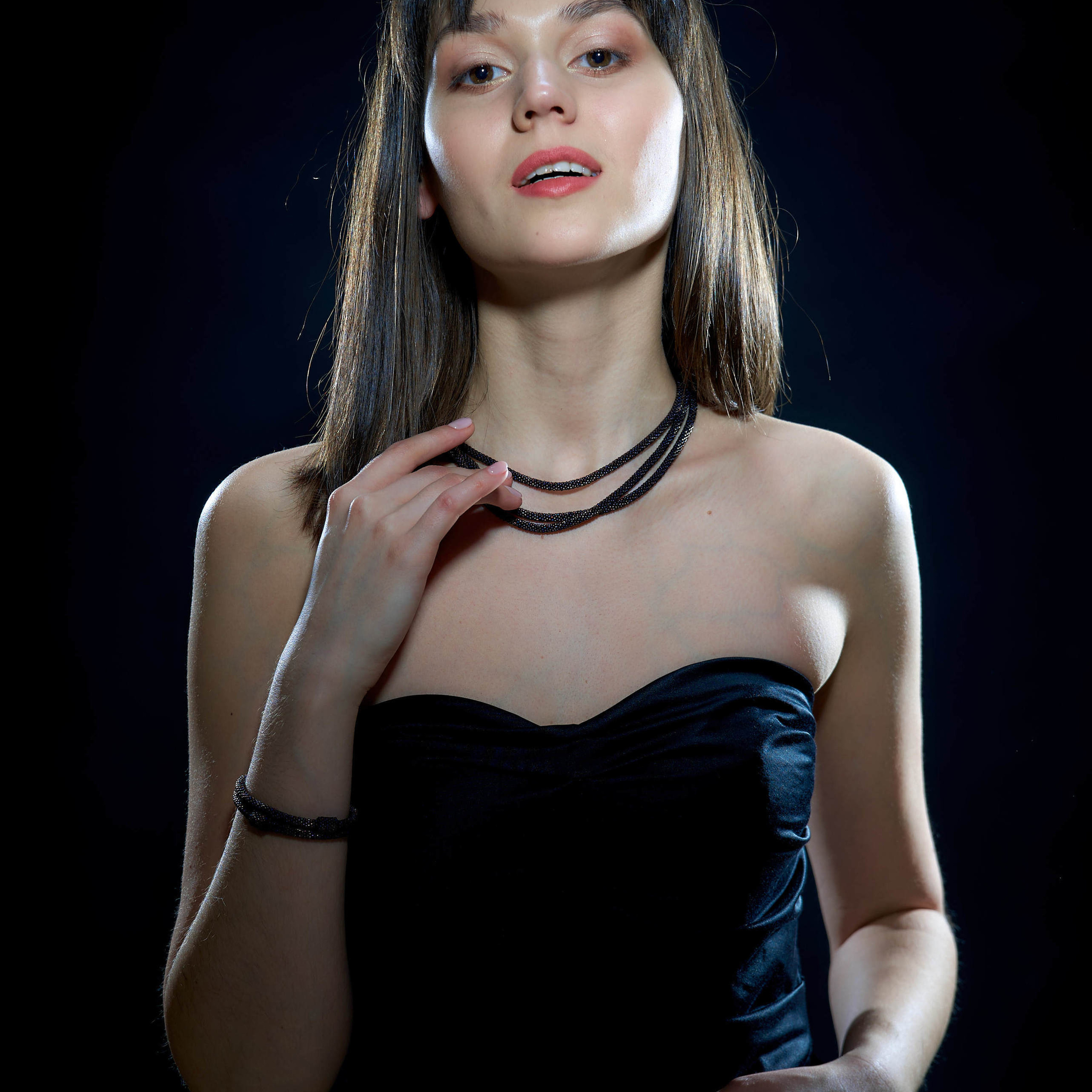 Portrait photo shoot by photographer Max Matvich. Max Matvich and Victoria Basova are professionals in their field