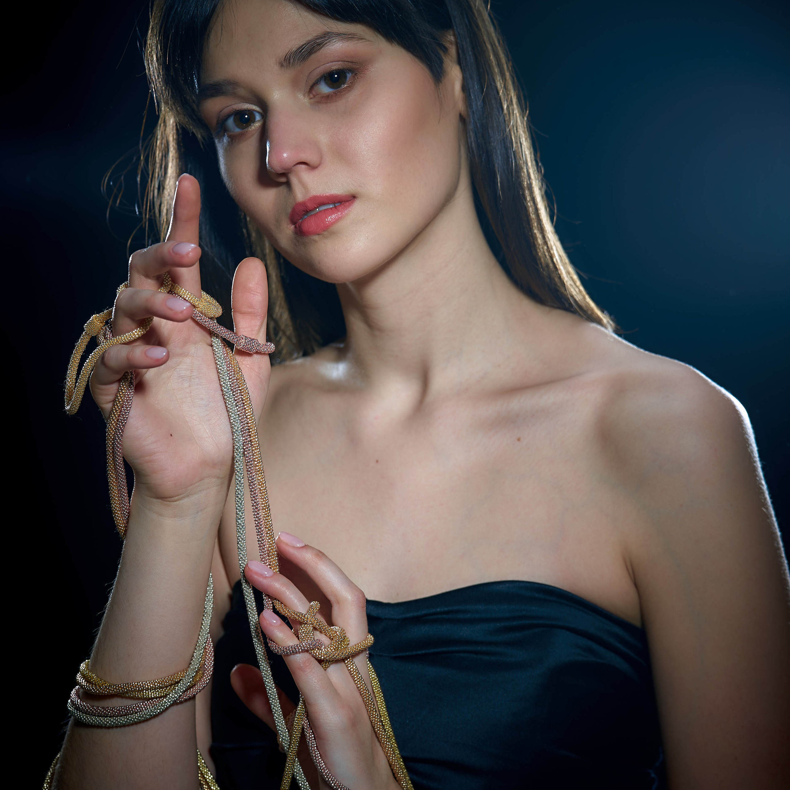 Portrait photo shoot by photographer Max Matvich. Max Matvich and Victoria Basova are professionals in their field