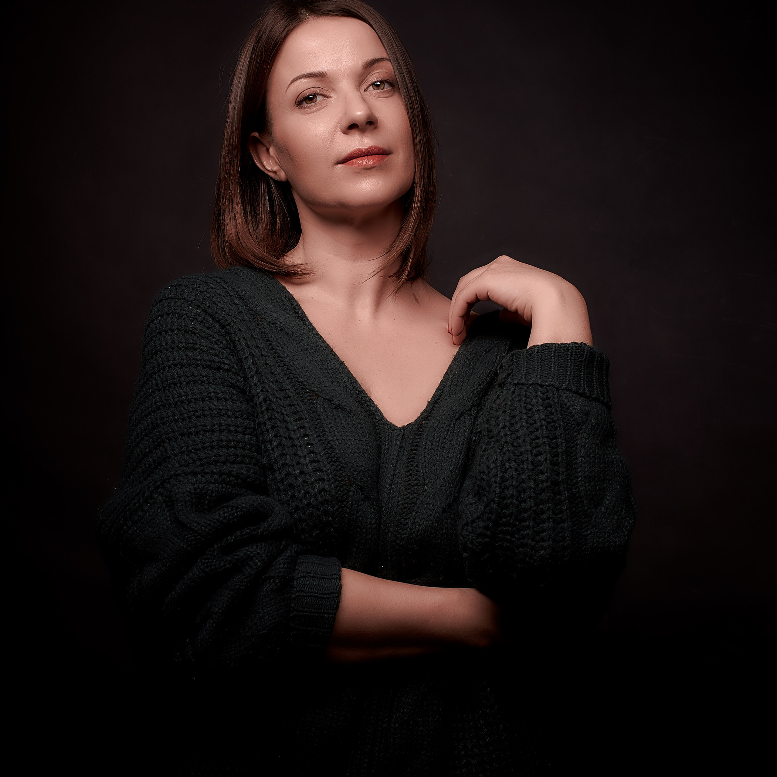 Portrait photo shoot by photographer Max Matvich. Max Matvich and Victoria Basova are professionals in their field